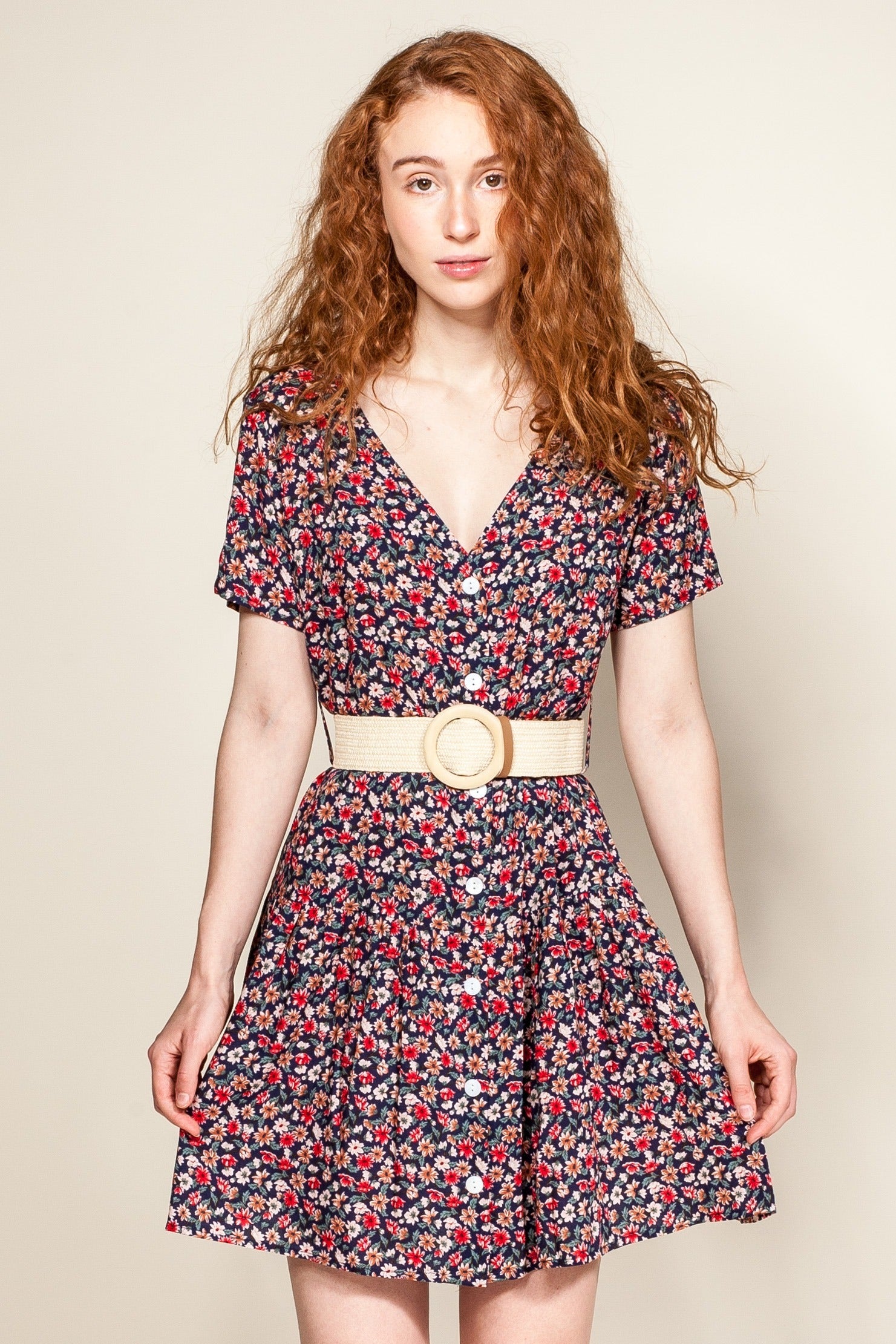 Aubrey Dress Navy - Pink Martini Collection
