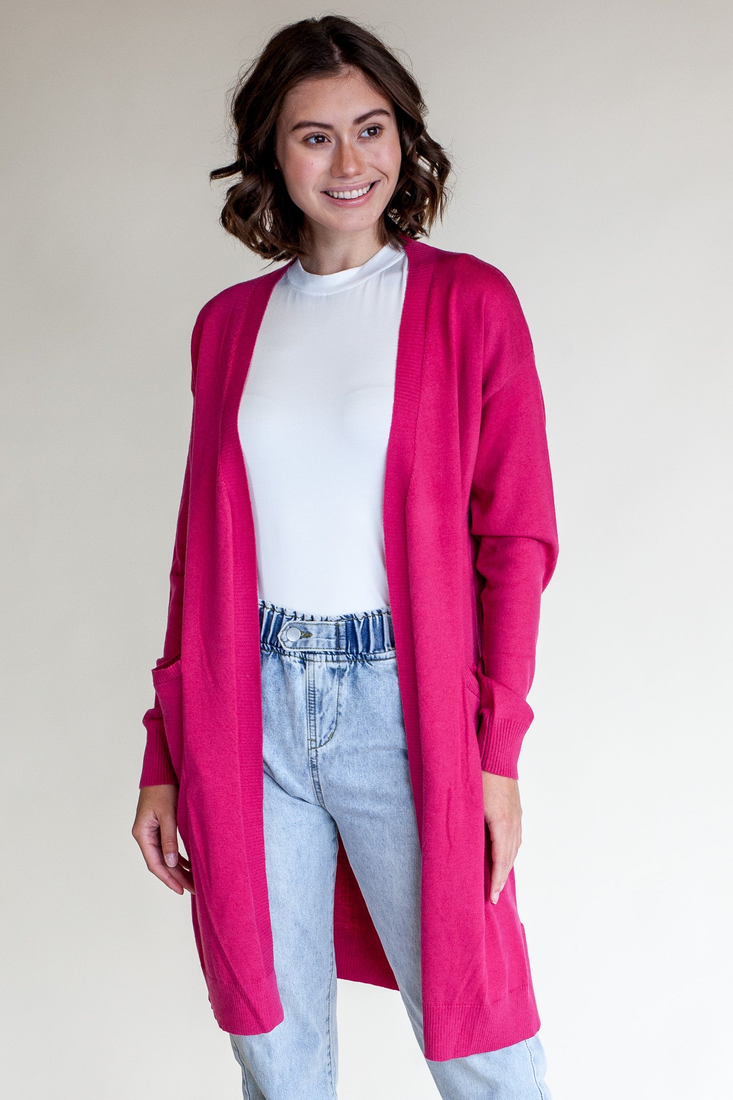 Cozy Sunday Cardi - Pink - Pink Martini Collection