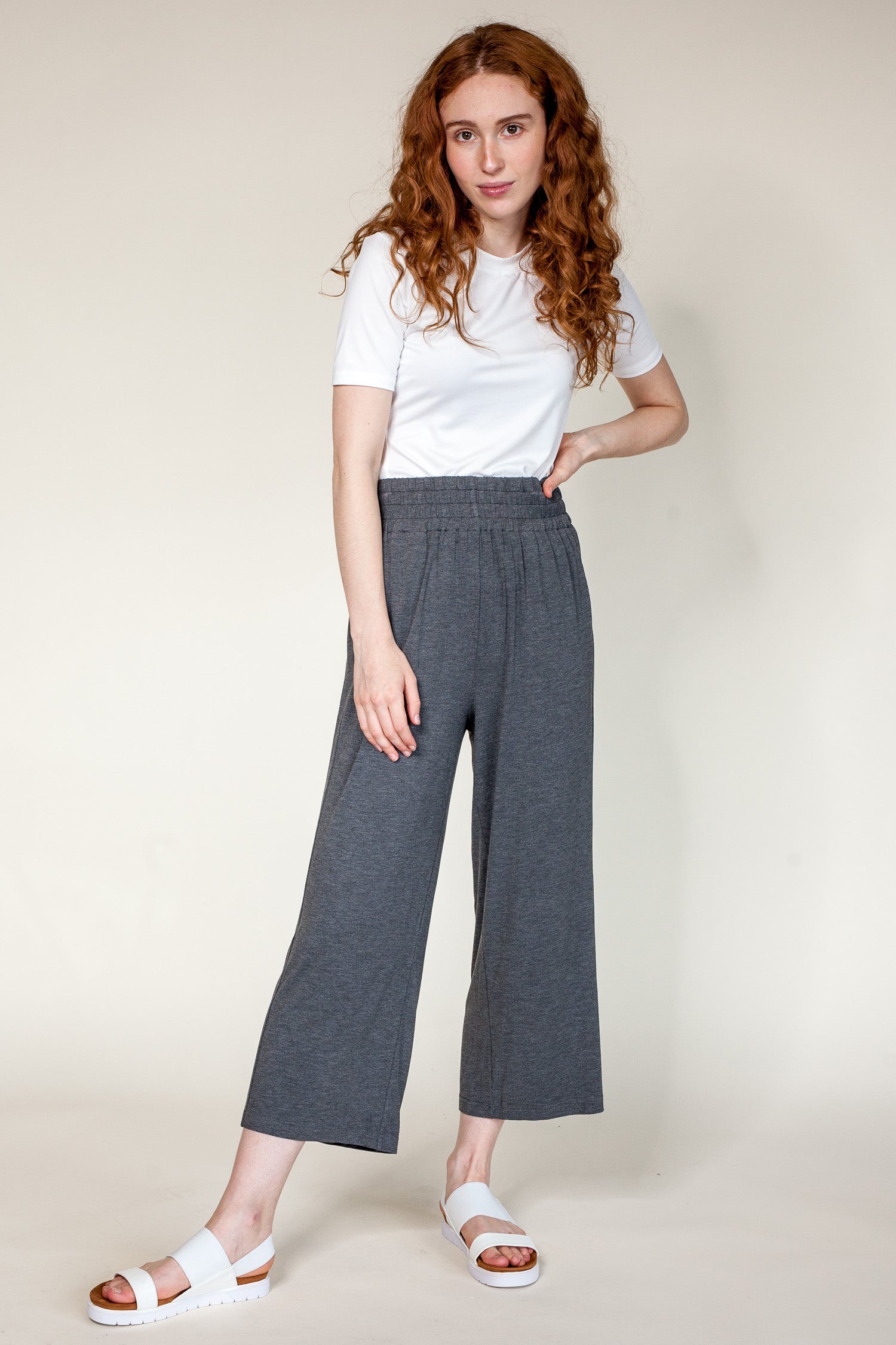 Relax Max Pants Charcoal - Pink Martini Collection