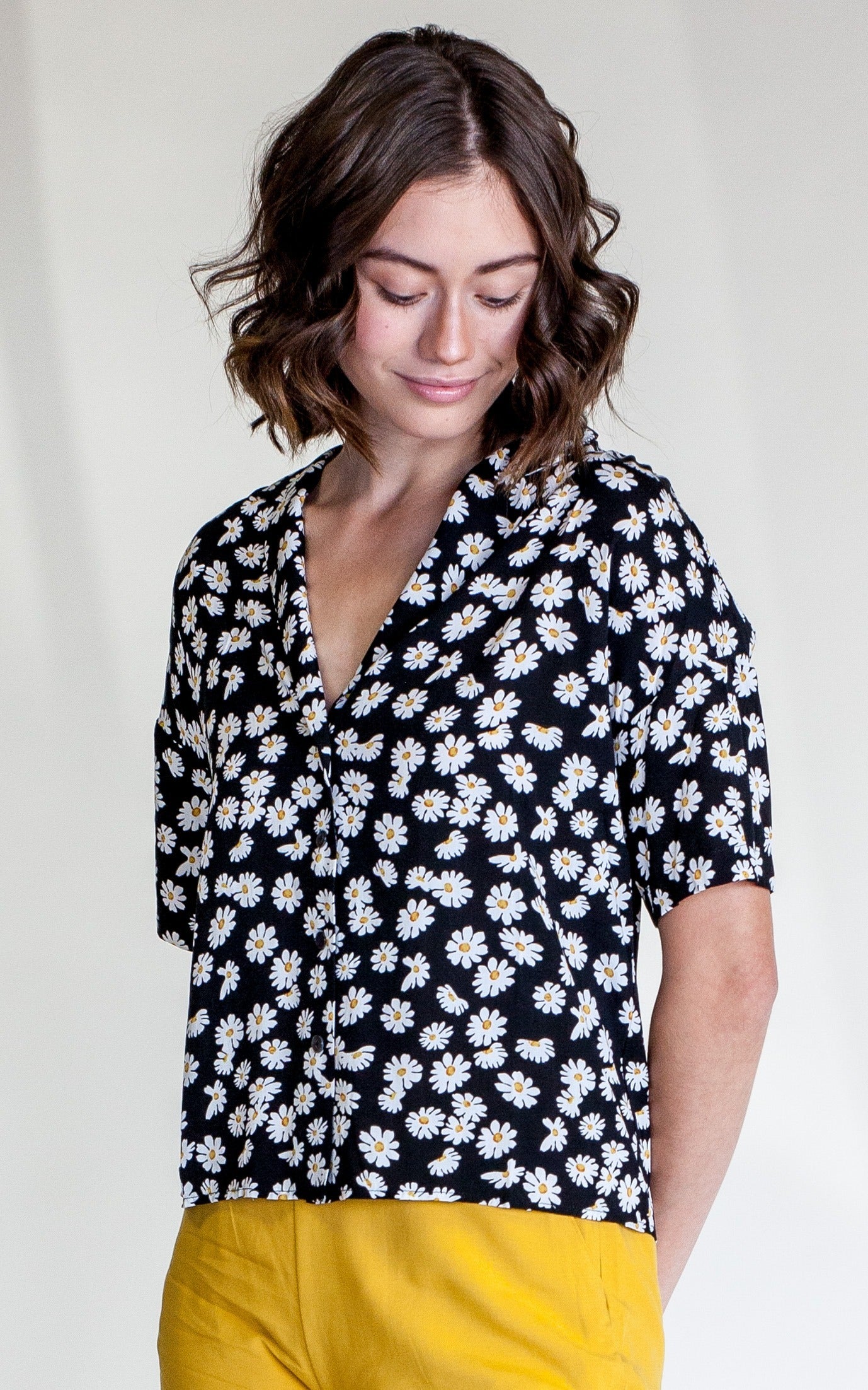 Floral for me top Black - Pink Martini Collection