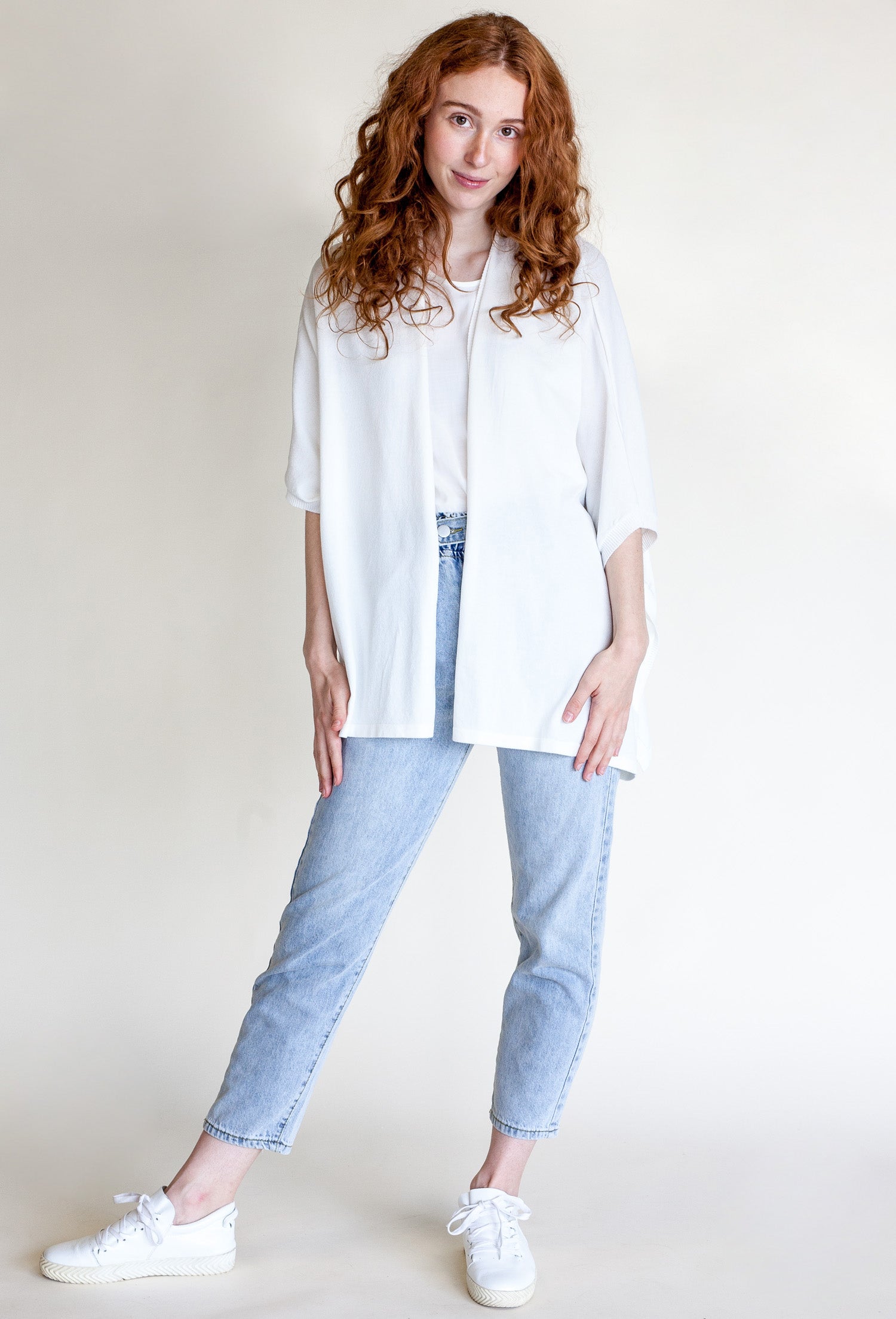 Mia Cardi White - Pink Martini Collection