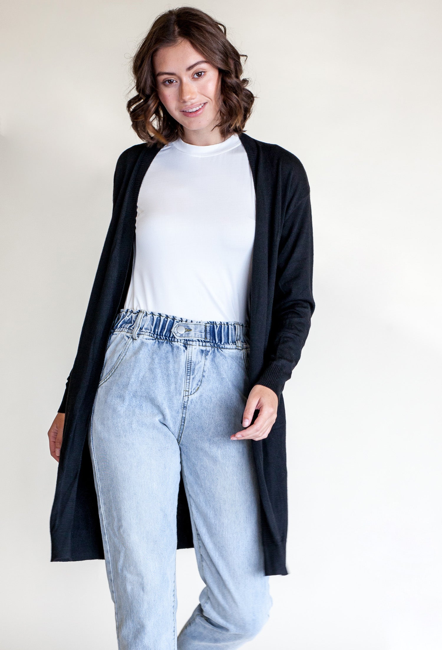 Cozy Sunday Cardi - Black - Pink Martini Collection