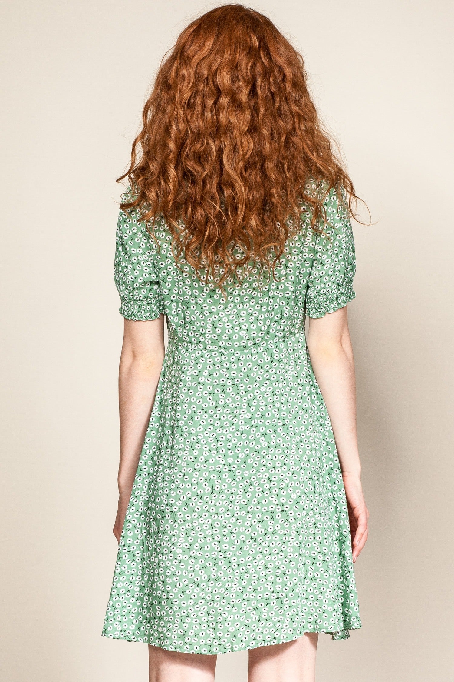 Georgia Dress- Green - Pink Martini Collection