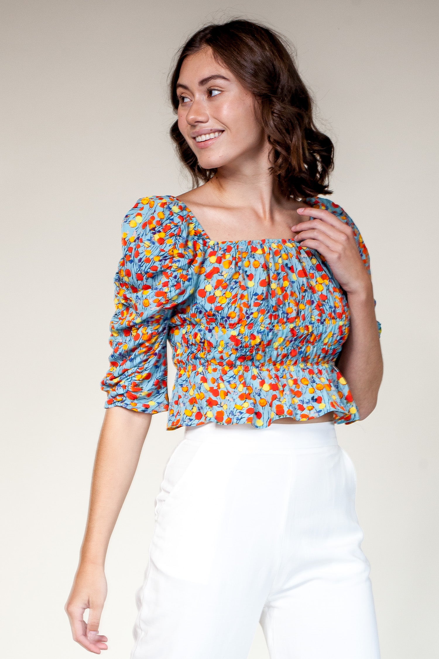 Provence Top Orange - Pink Martini Collection