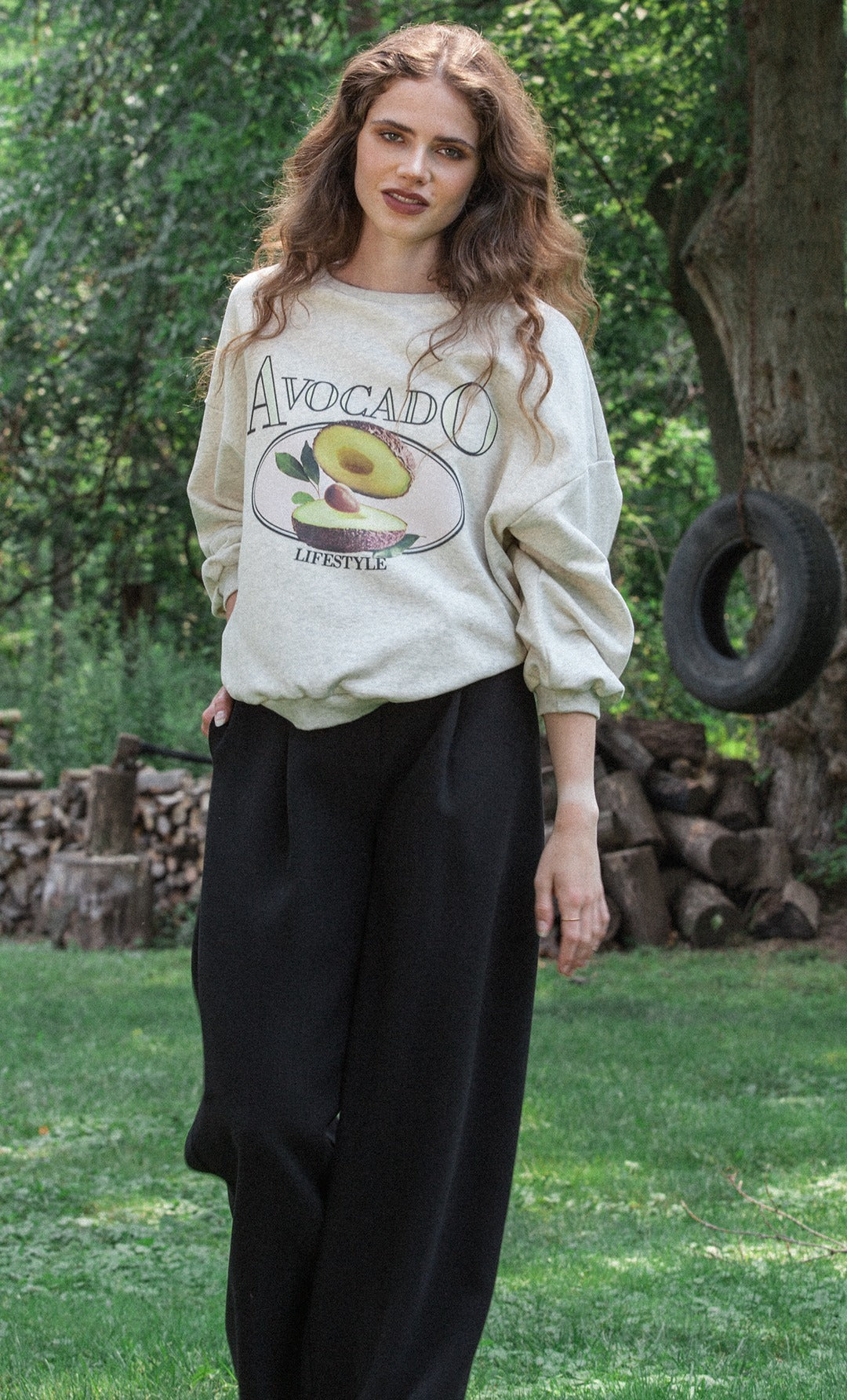 Avocado Lifestyle Sweatshirt - Pink Martini Collection