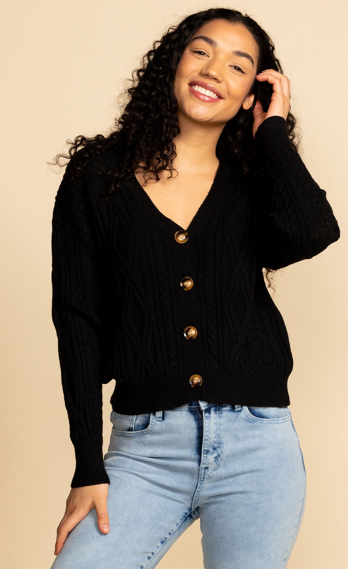 Kathleen Sweater Black - Pink Martini Collection