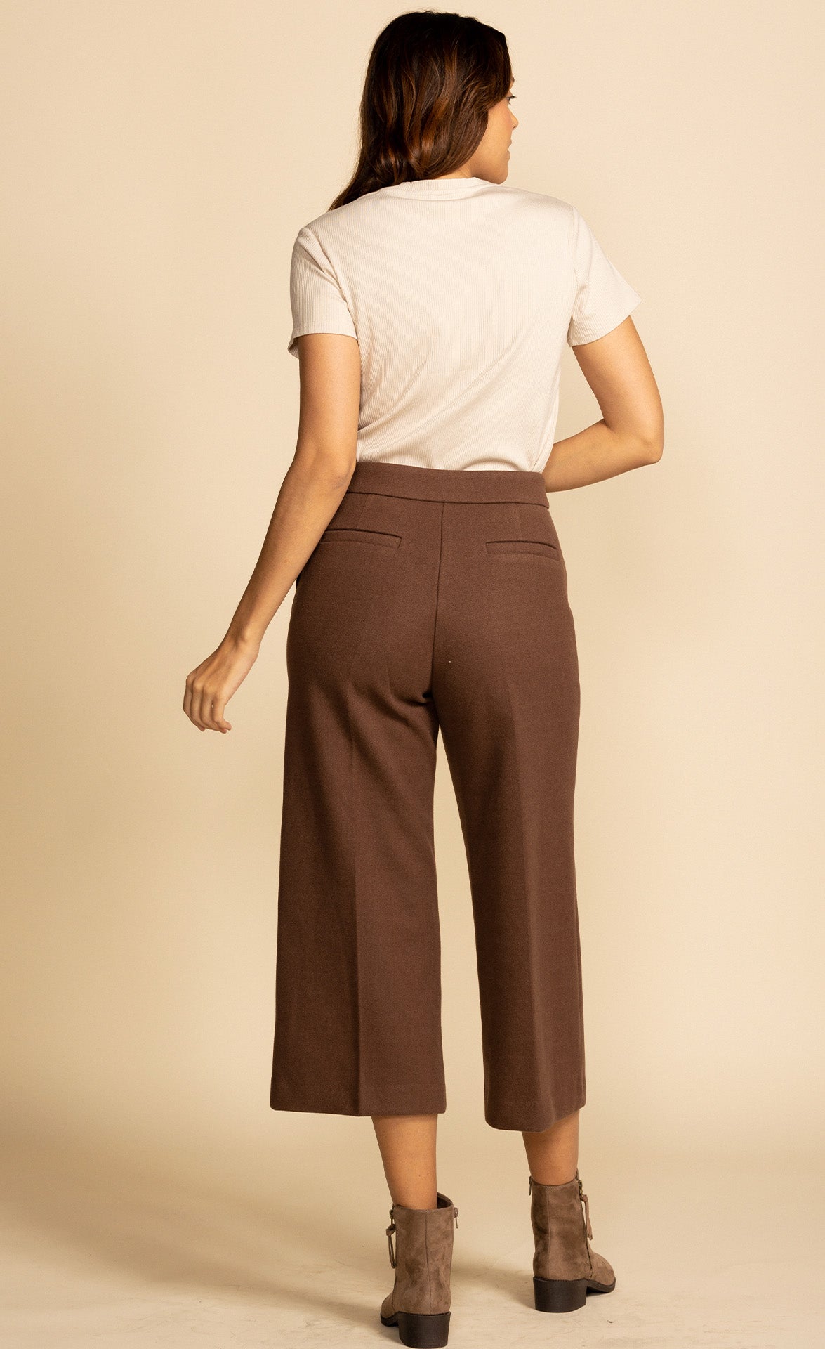 The Nadia Pants Brown - Pink Martini Collection