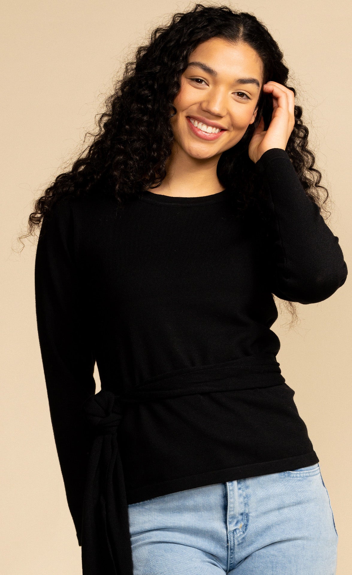 Myla Sweater Black - Pink Martini Collection