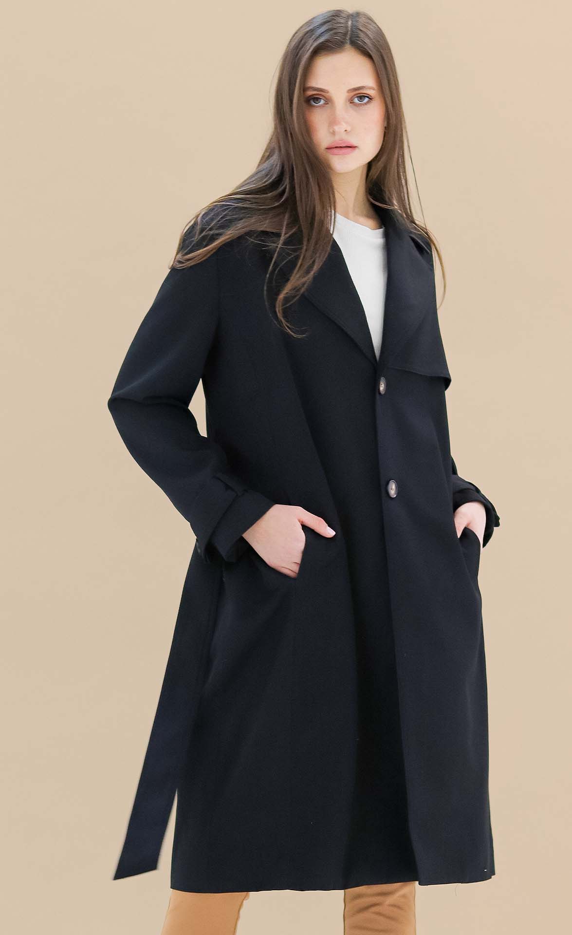 Valentina Coat Black - Pink Martini Collection