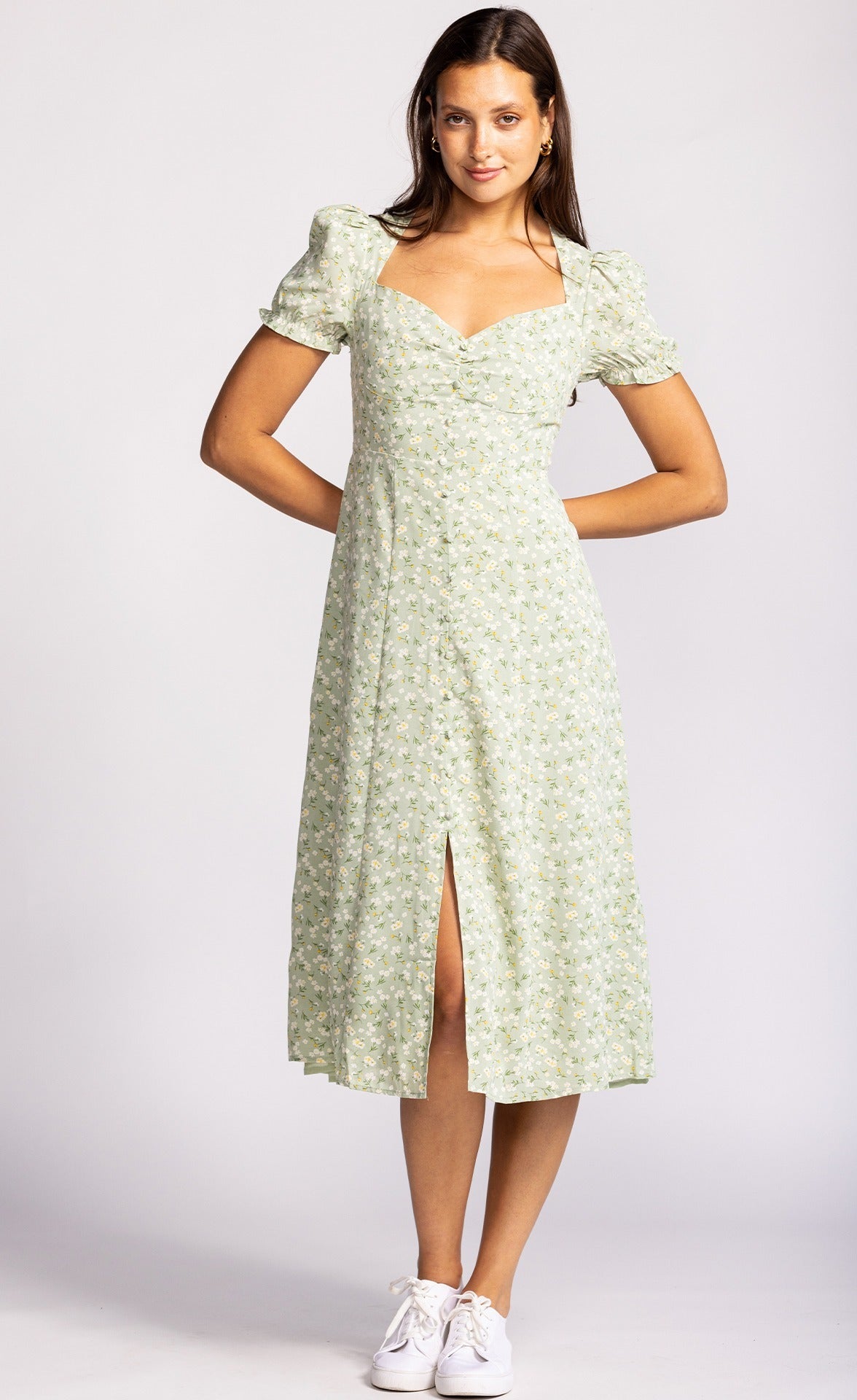 Diane Dress Green - Pink Martini Collection