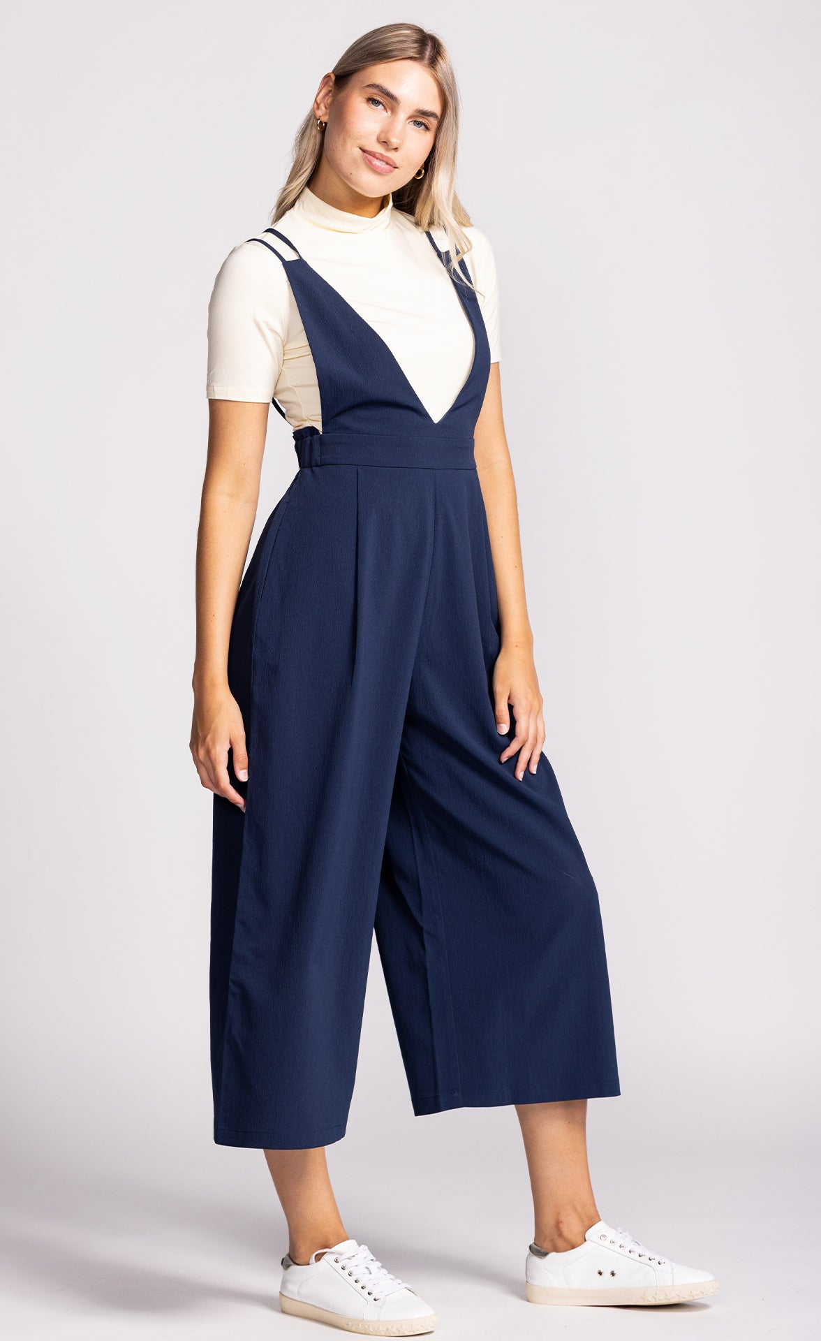 Ella Jumpsuit Navy - Pink Martini Collection