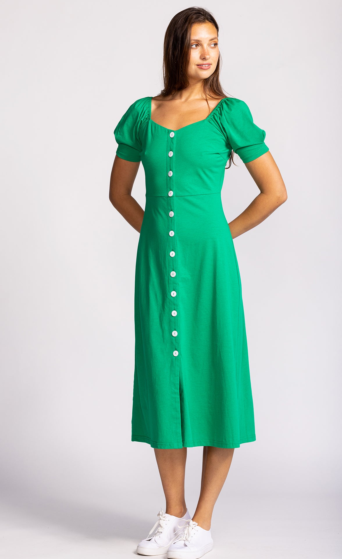 Maureen Dress Green - Pink Martini Collection