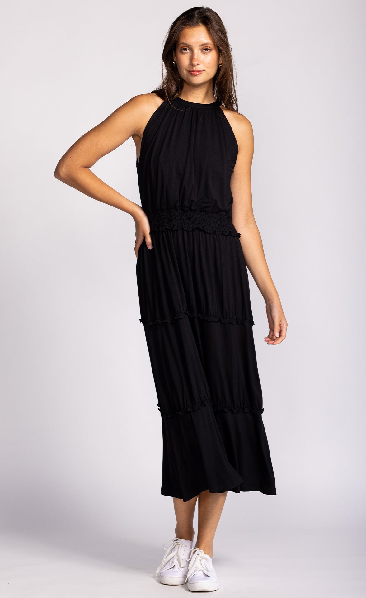 Agatha Dress Black - Pink Martini Collection
