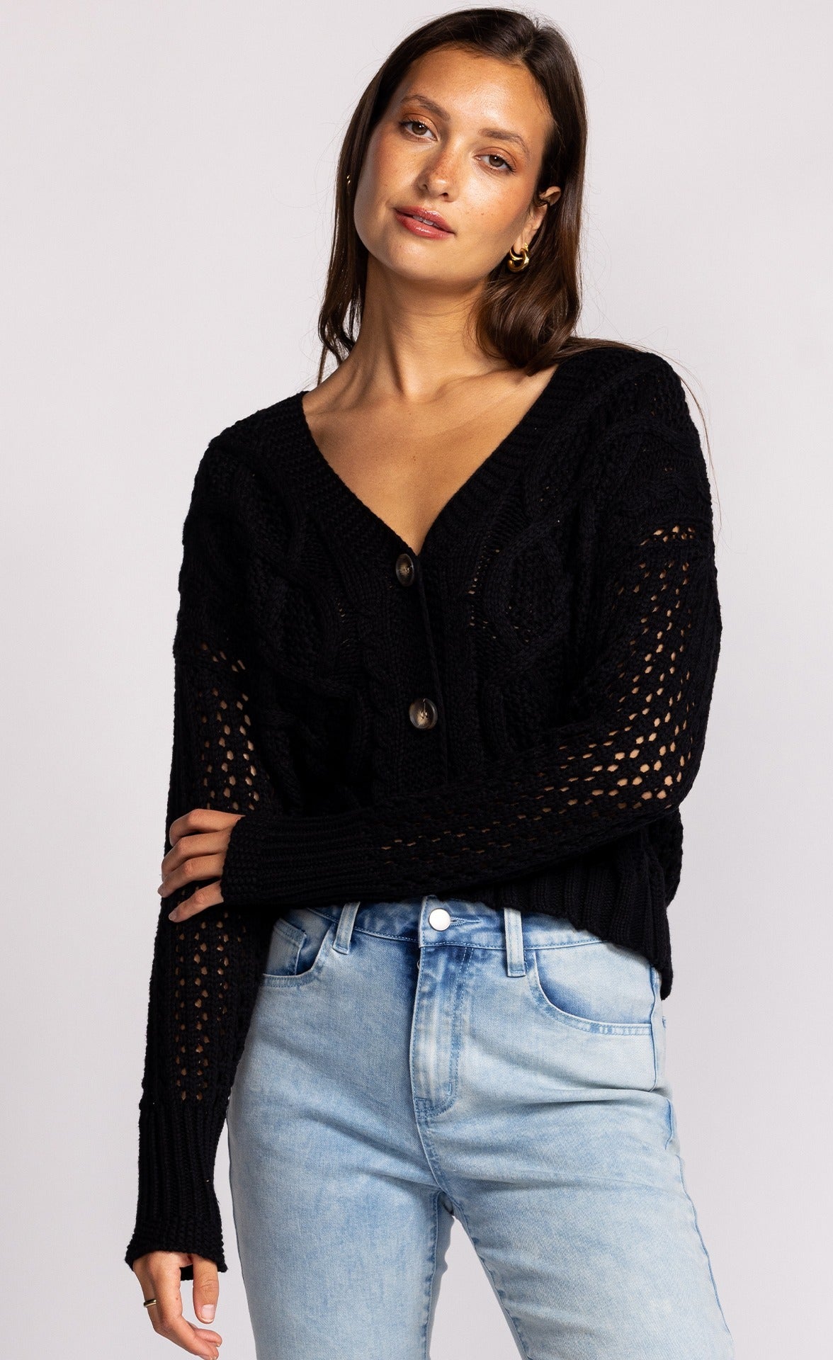 Rhonda Cardigan Black - Pink Martini Collection