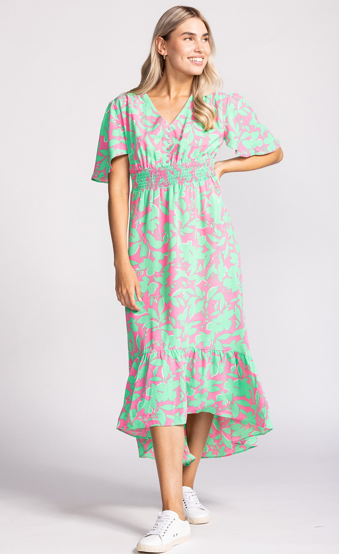 Charlene Dress Green - Pink Martini Collection