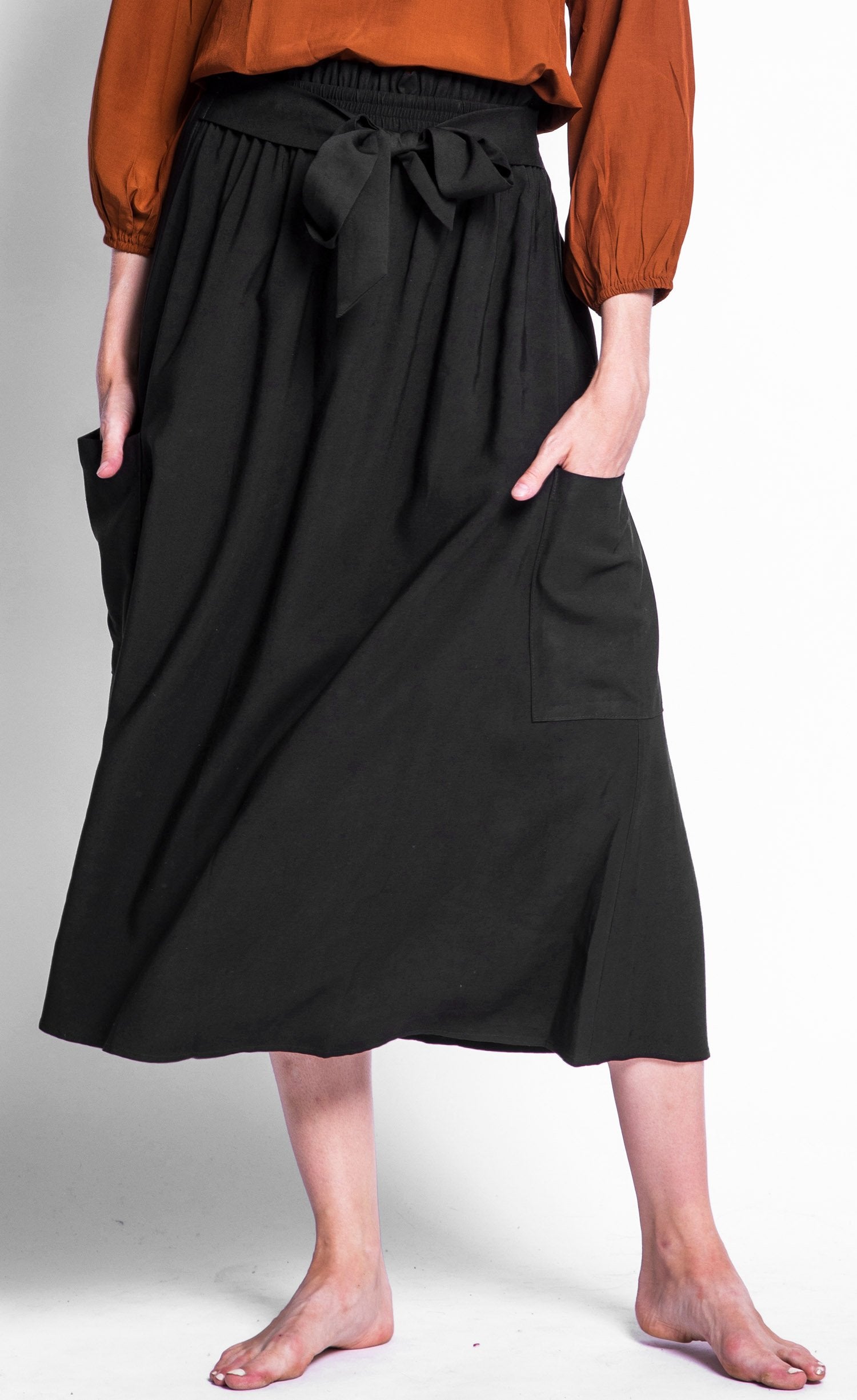The Mia Belted Skirt - Pink Martini Collection
