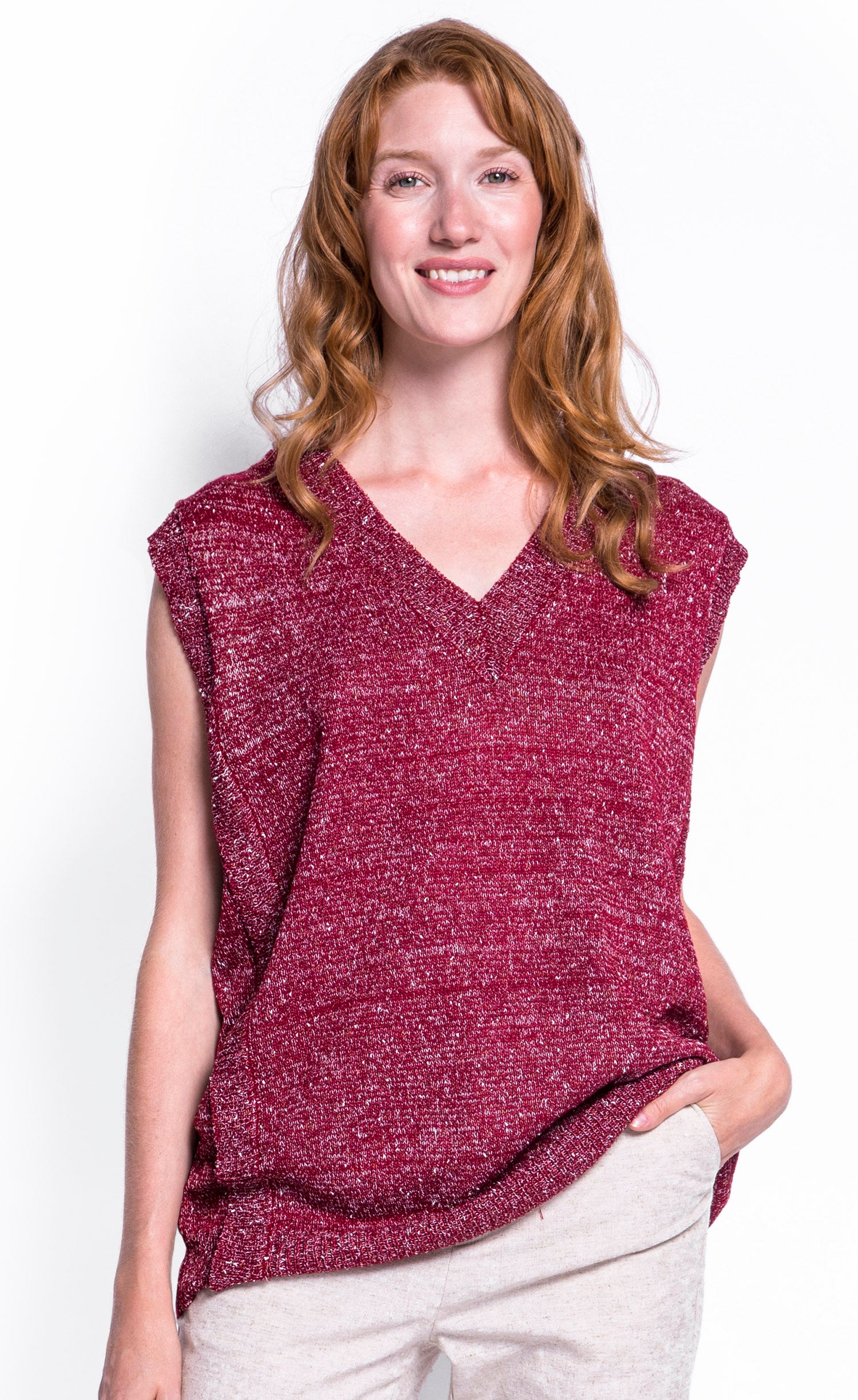 The Susana Sweater Top - Pink Martini Collection