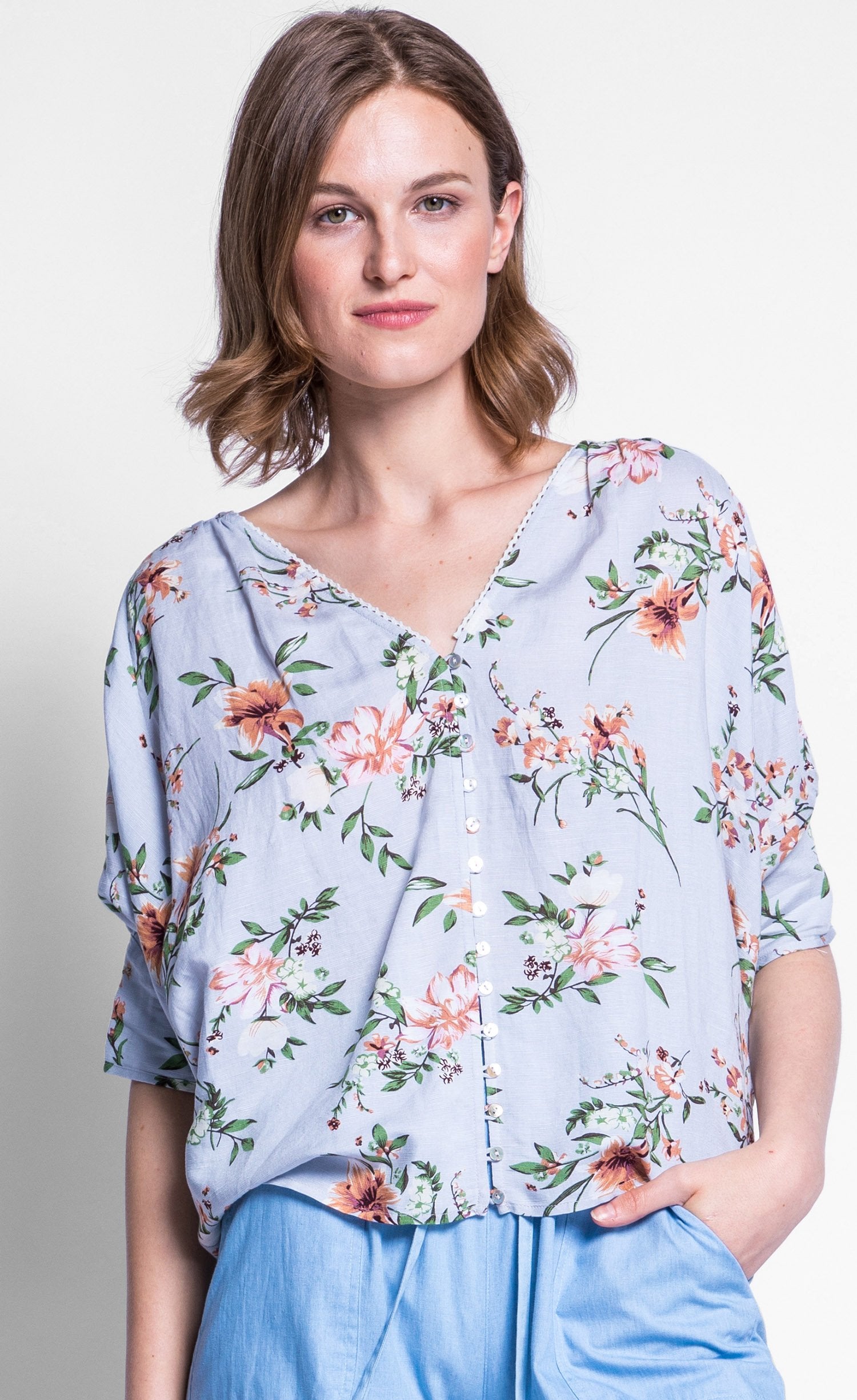 The Freya Top - Pink Martini Collection