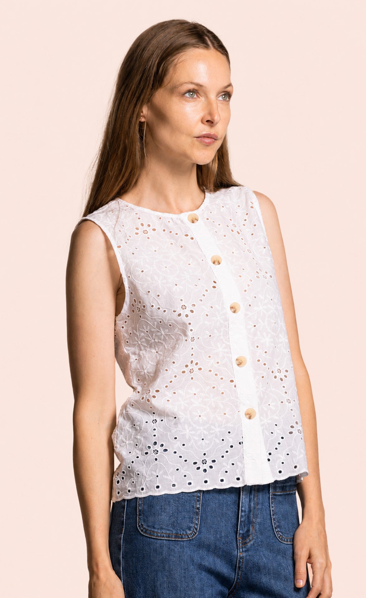 Azalea Top White