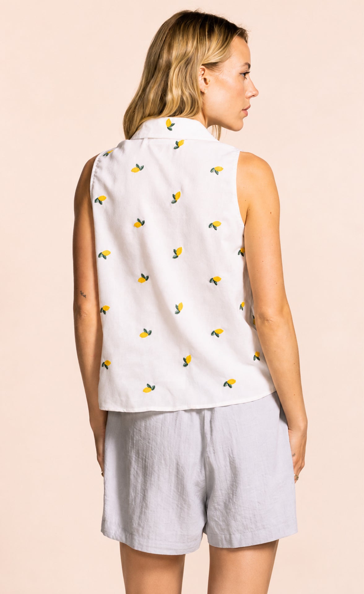 Becky Top White