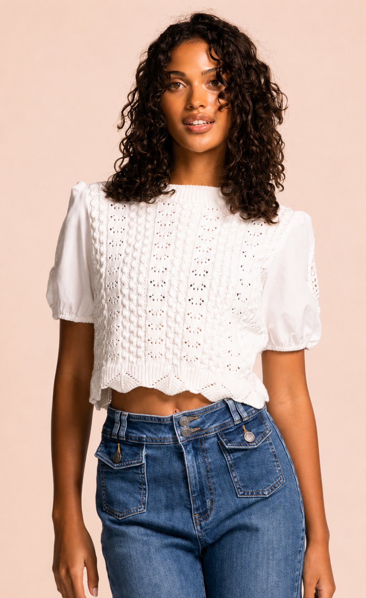 Bliss Sweater White