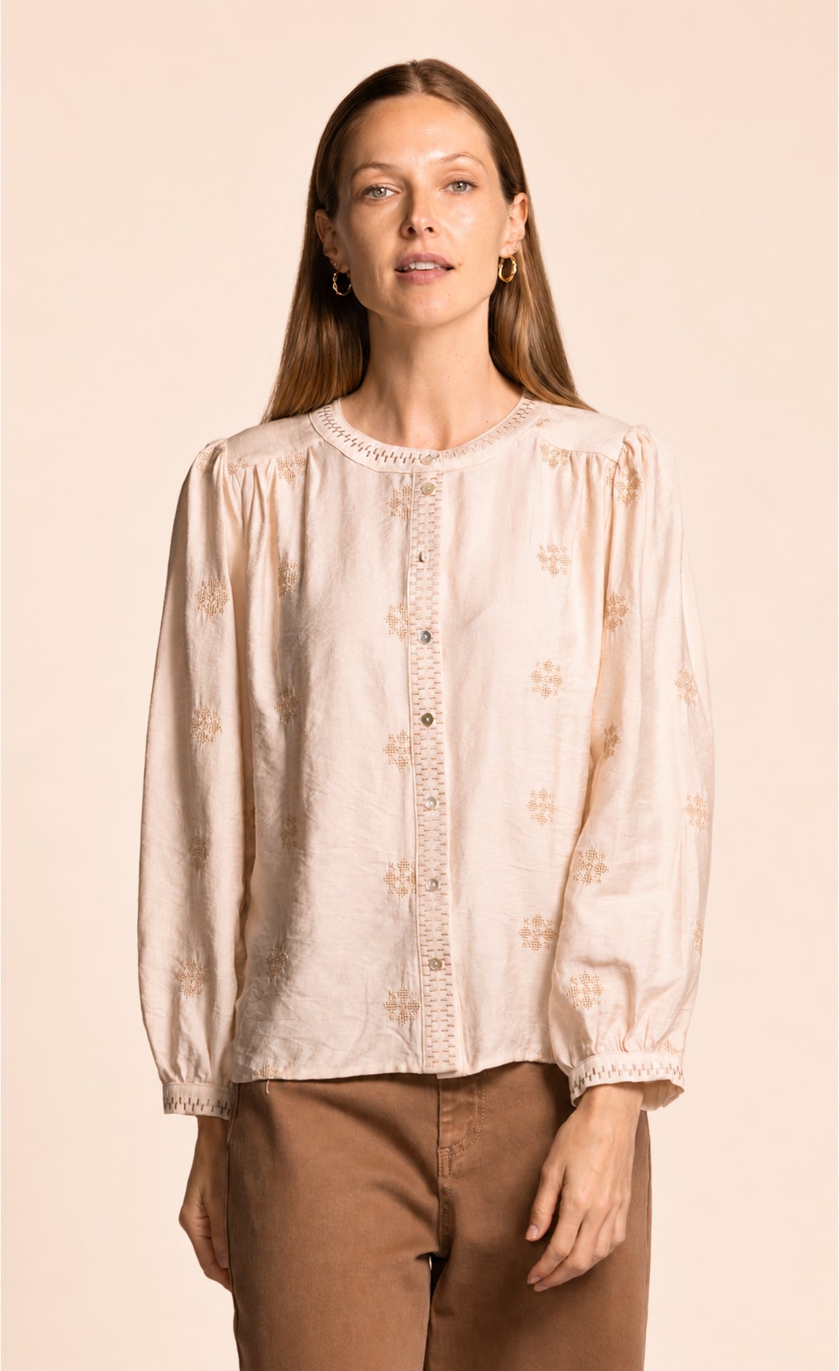 Carla Top Beige