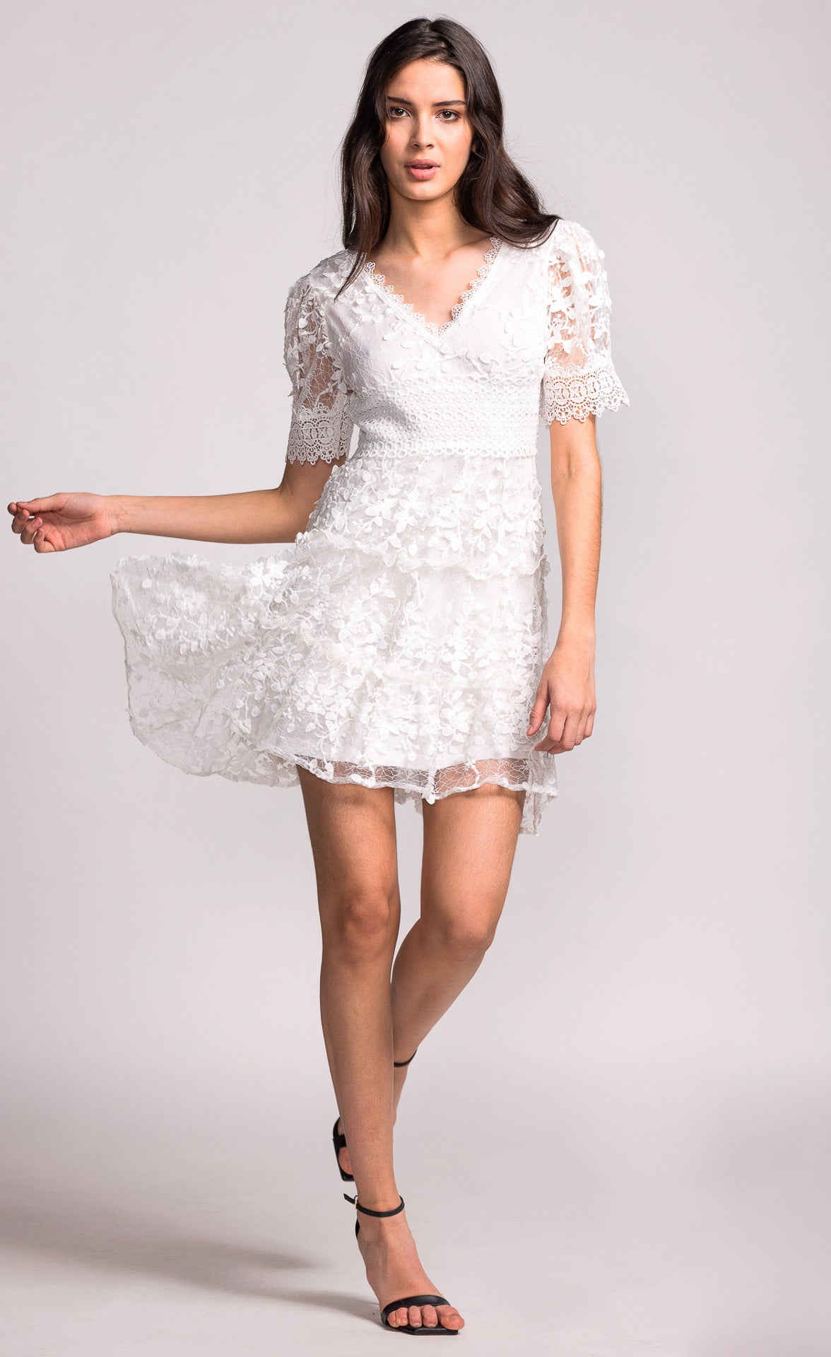 Cindy Dress - White