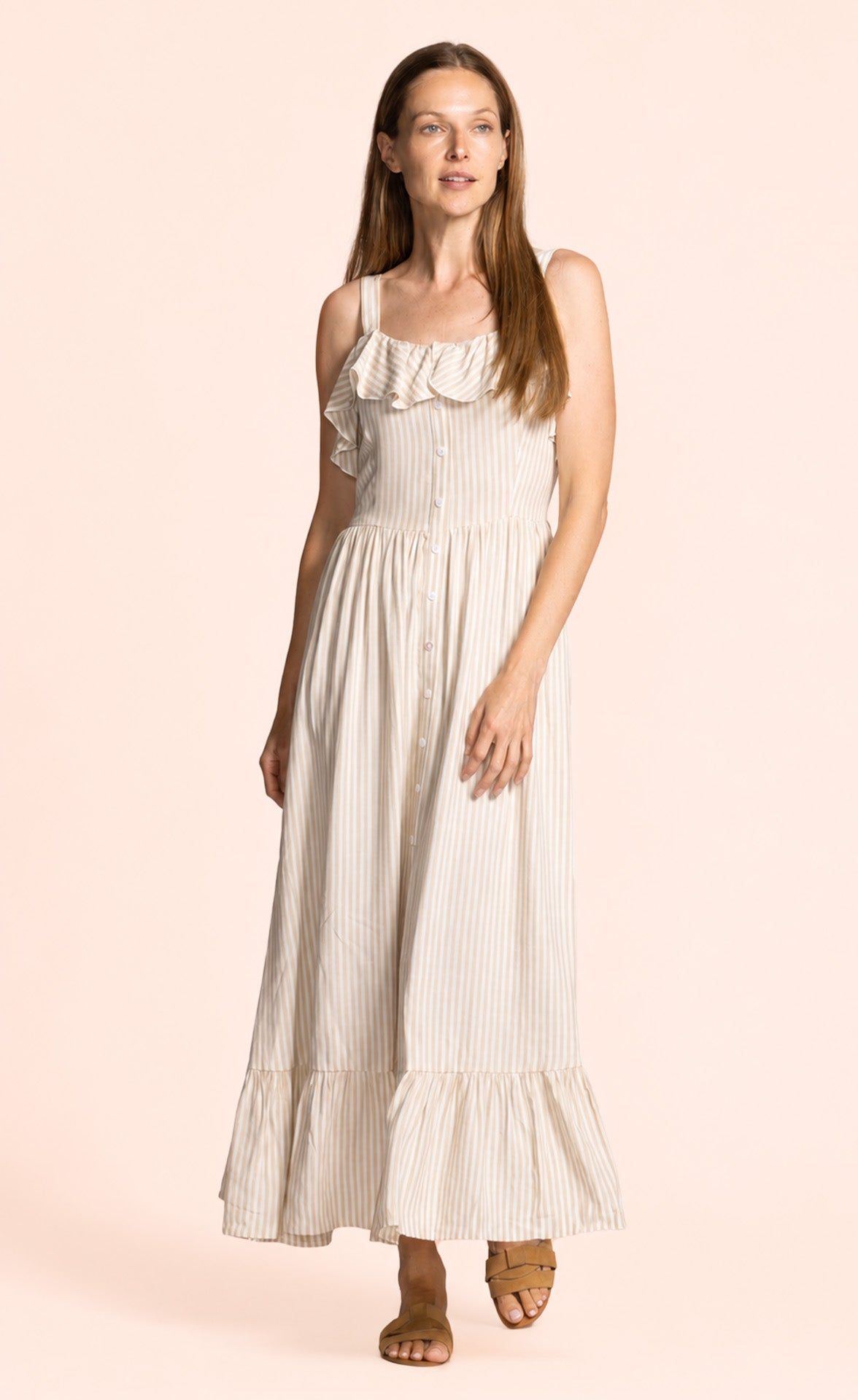 El Caprice Dress Beige