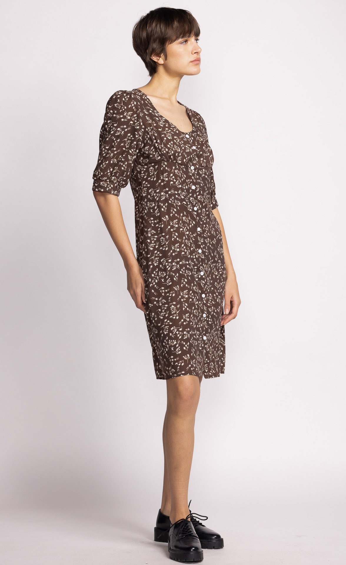 Kinsley Dress - Brown