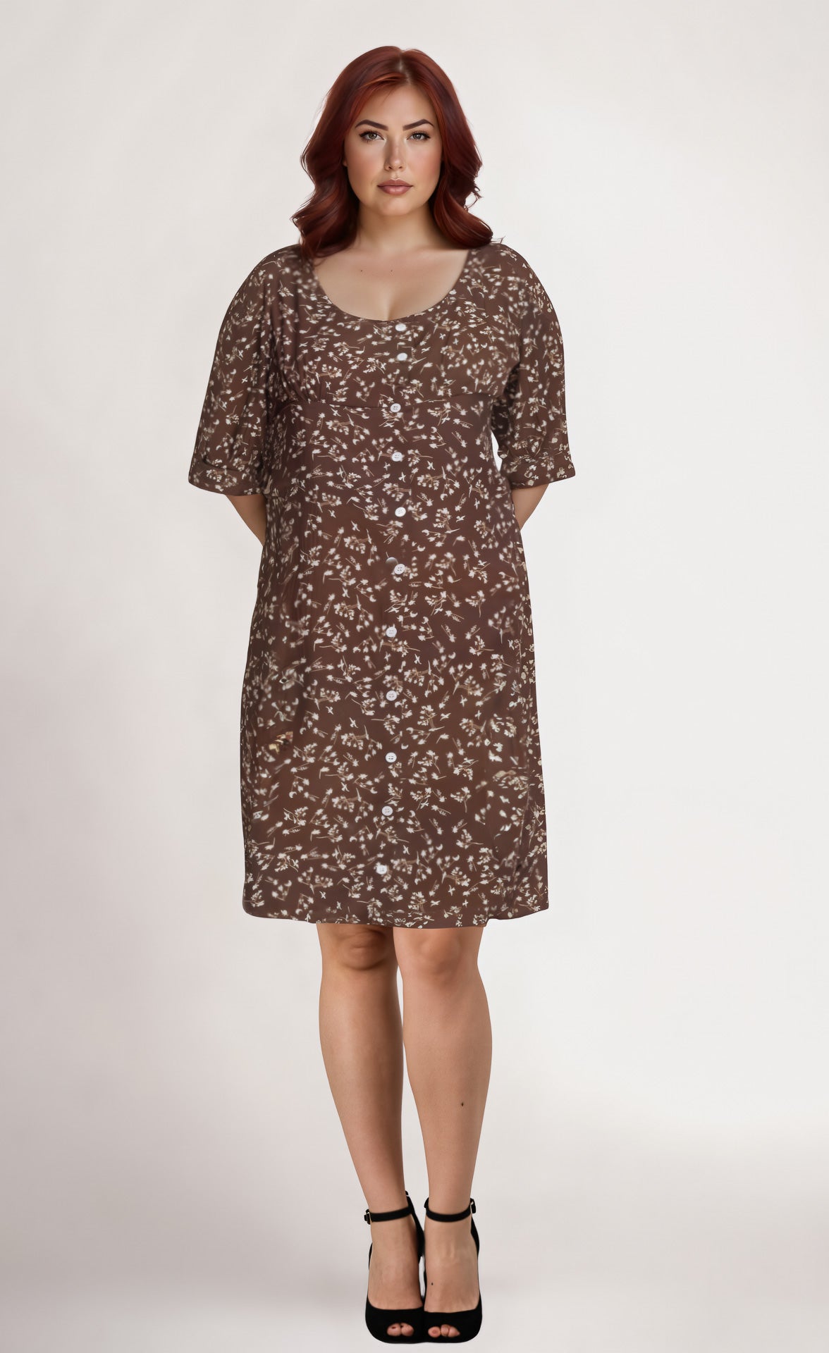 Kinsley Dress - Brown