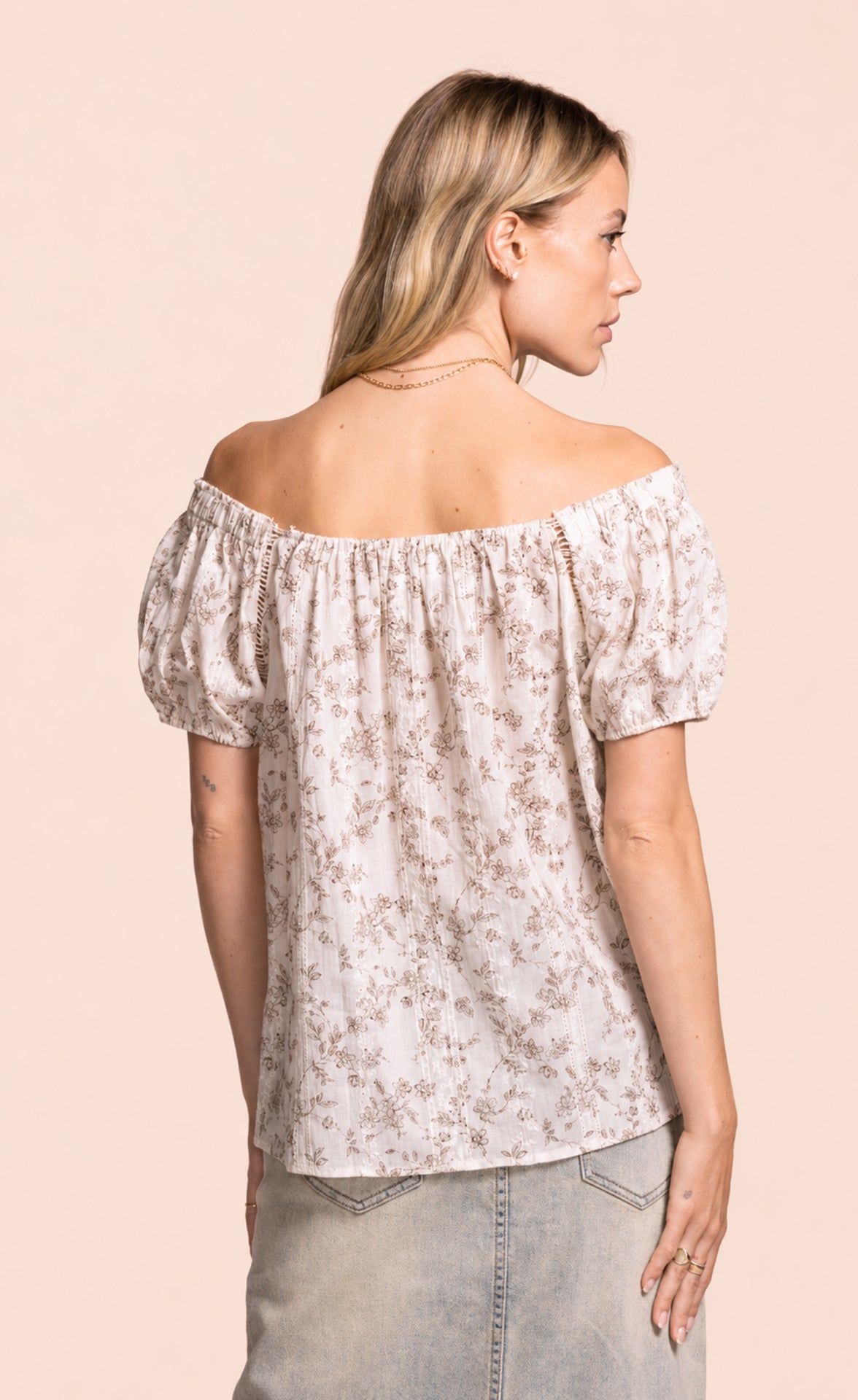 Leary Top Beige