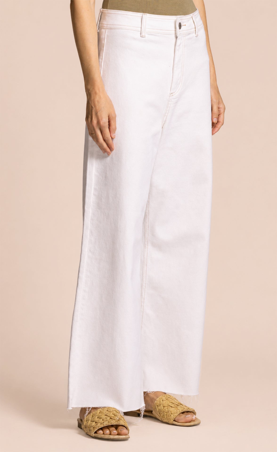 Mallory Denim White