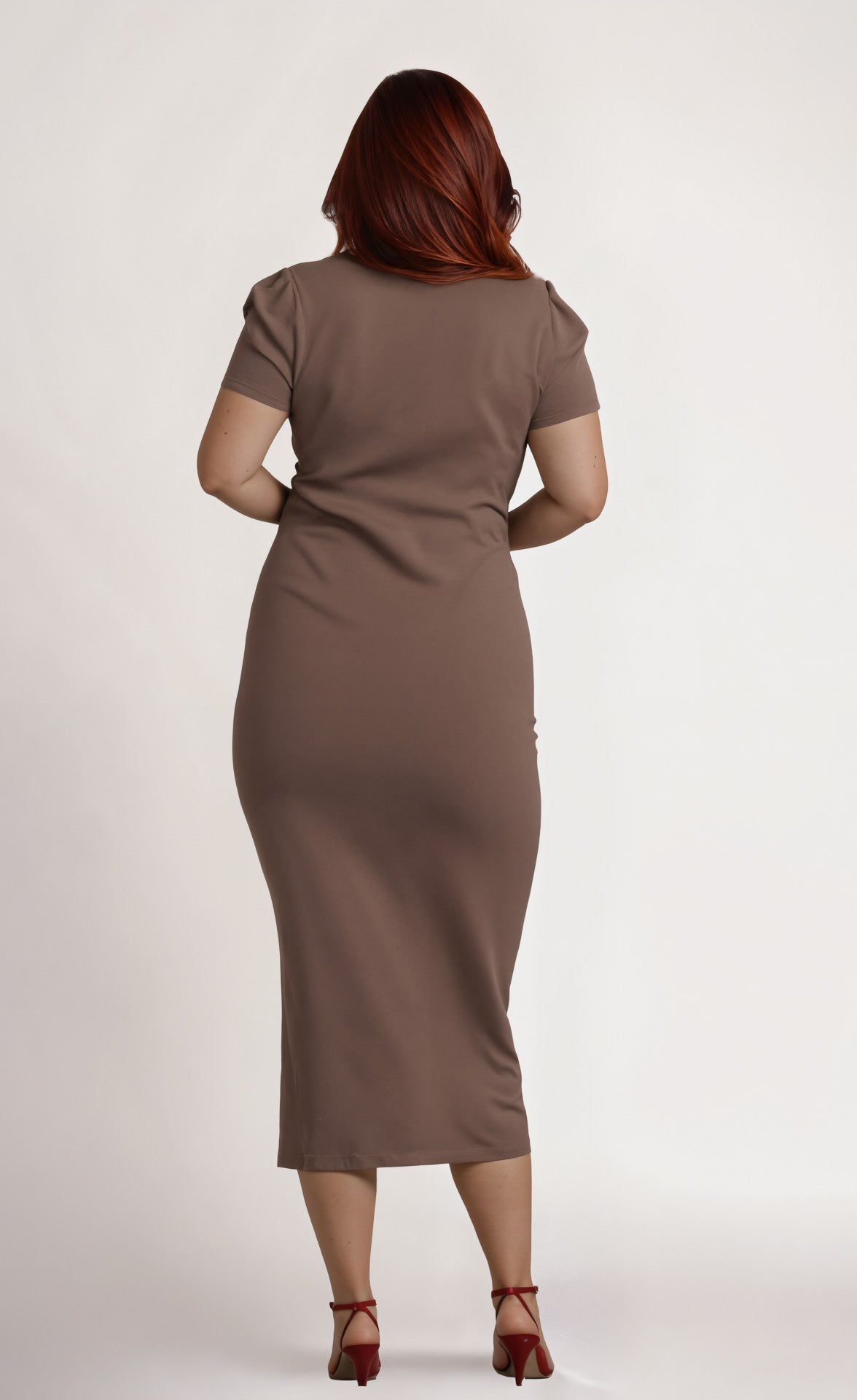 Paige Sweater Dress - Brown