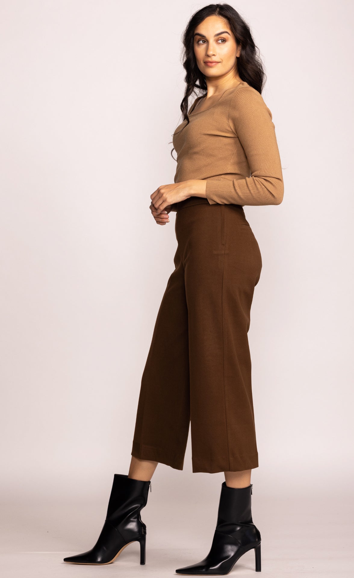 The Nadia Pant - New Brown - Pink Martini Collection