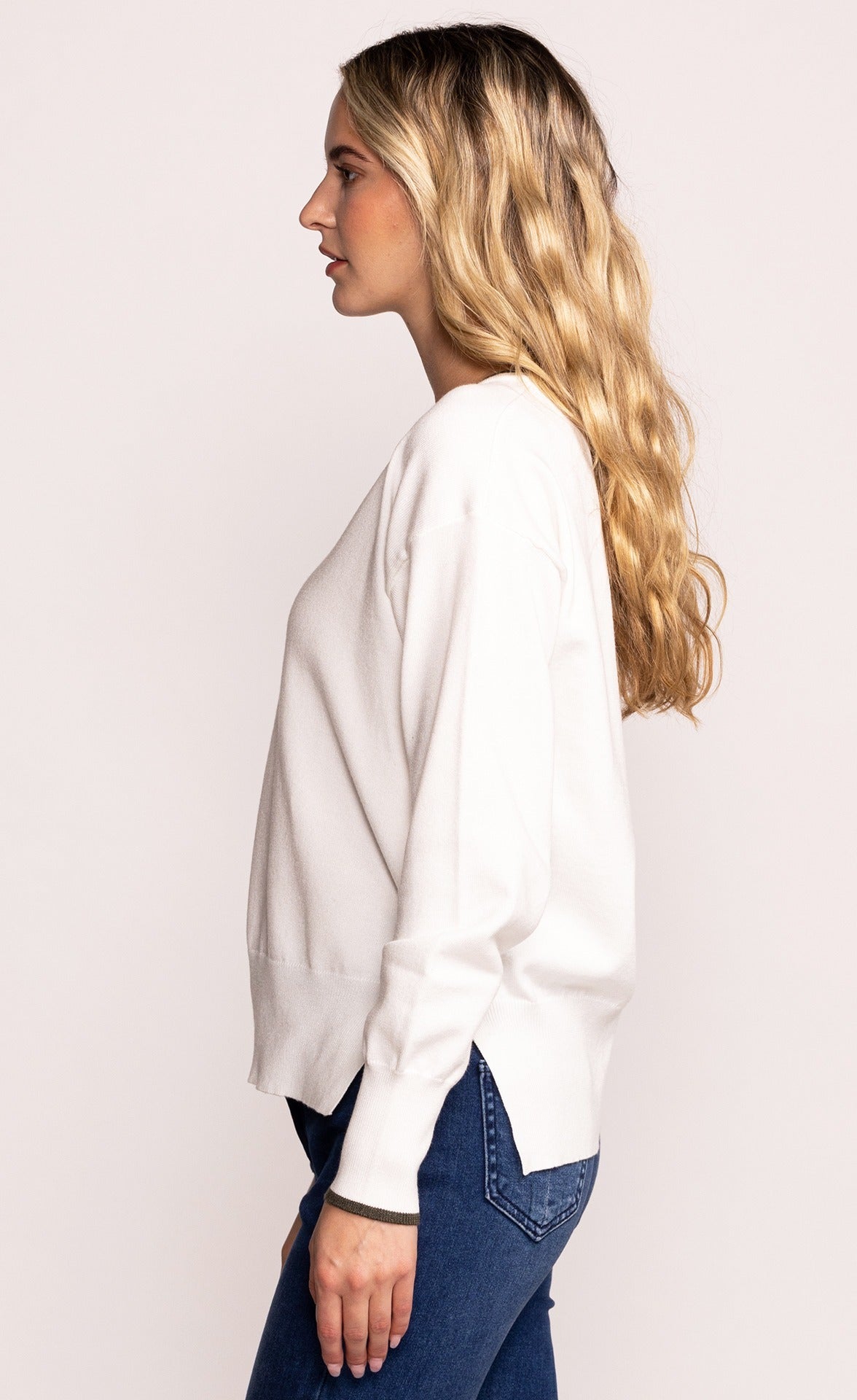 The Grace Sweater - White