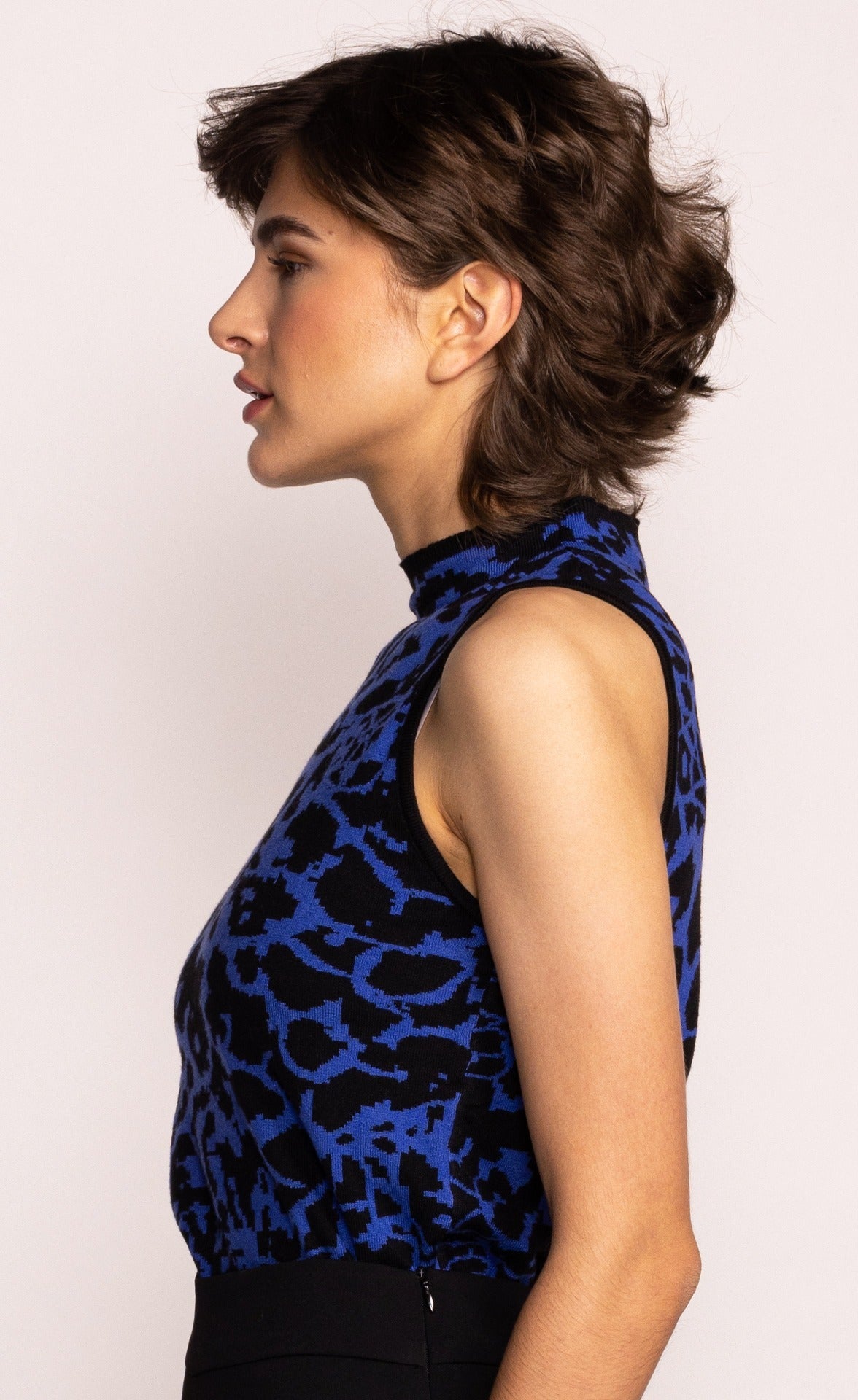 The Luna Top Blue - Pink Martini Collection
