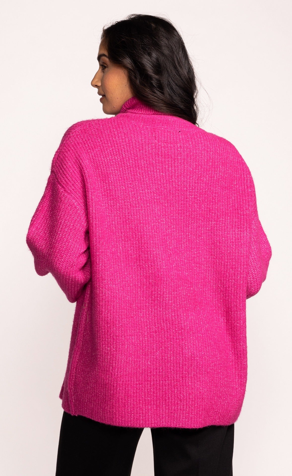 The Cora Sweater - Fuchsia