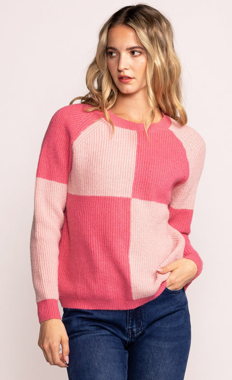 Neli Washed Sweater - Pink