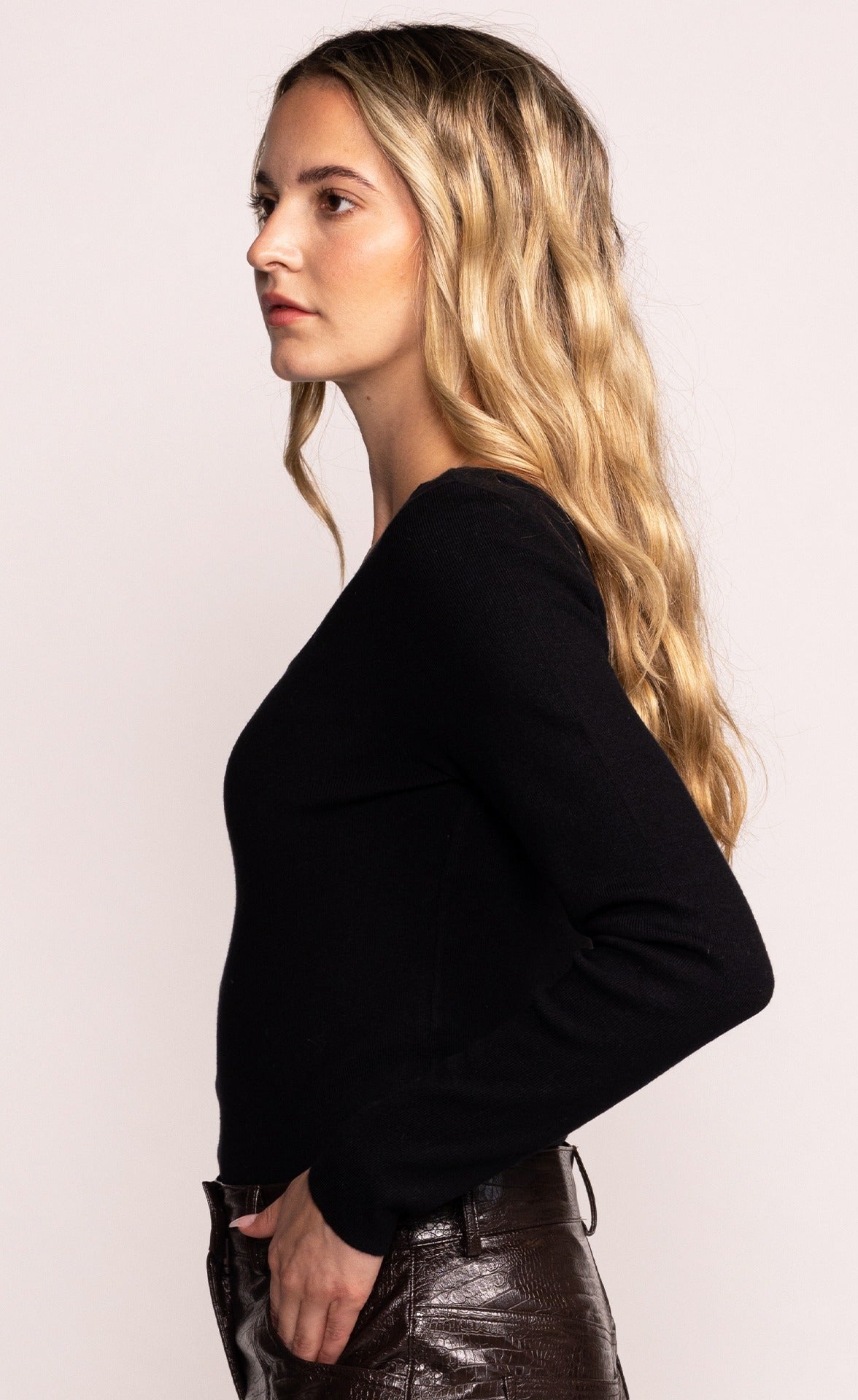 The Elanor Sweater - Black - Pink Martini Collection