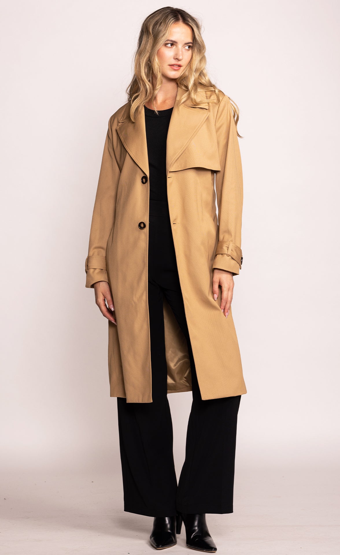 The Sienna Coat - Taupe - Pink Martini Collection