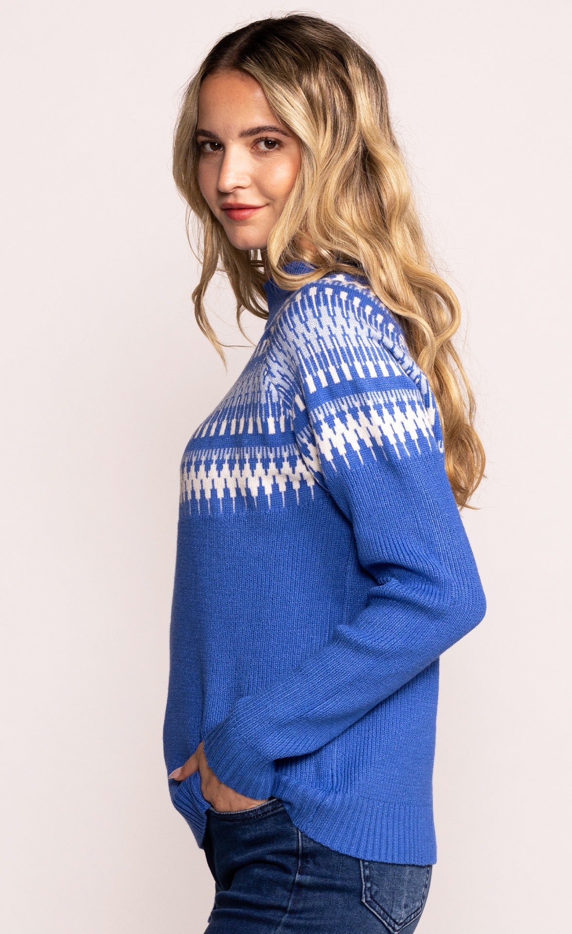 The Carol Sweater Blue
