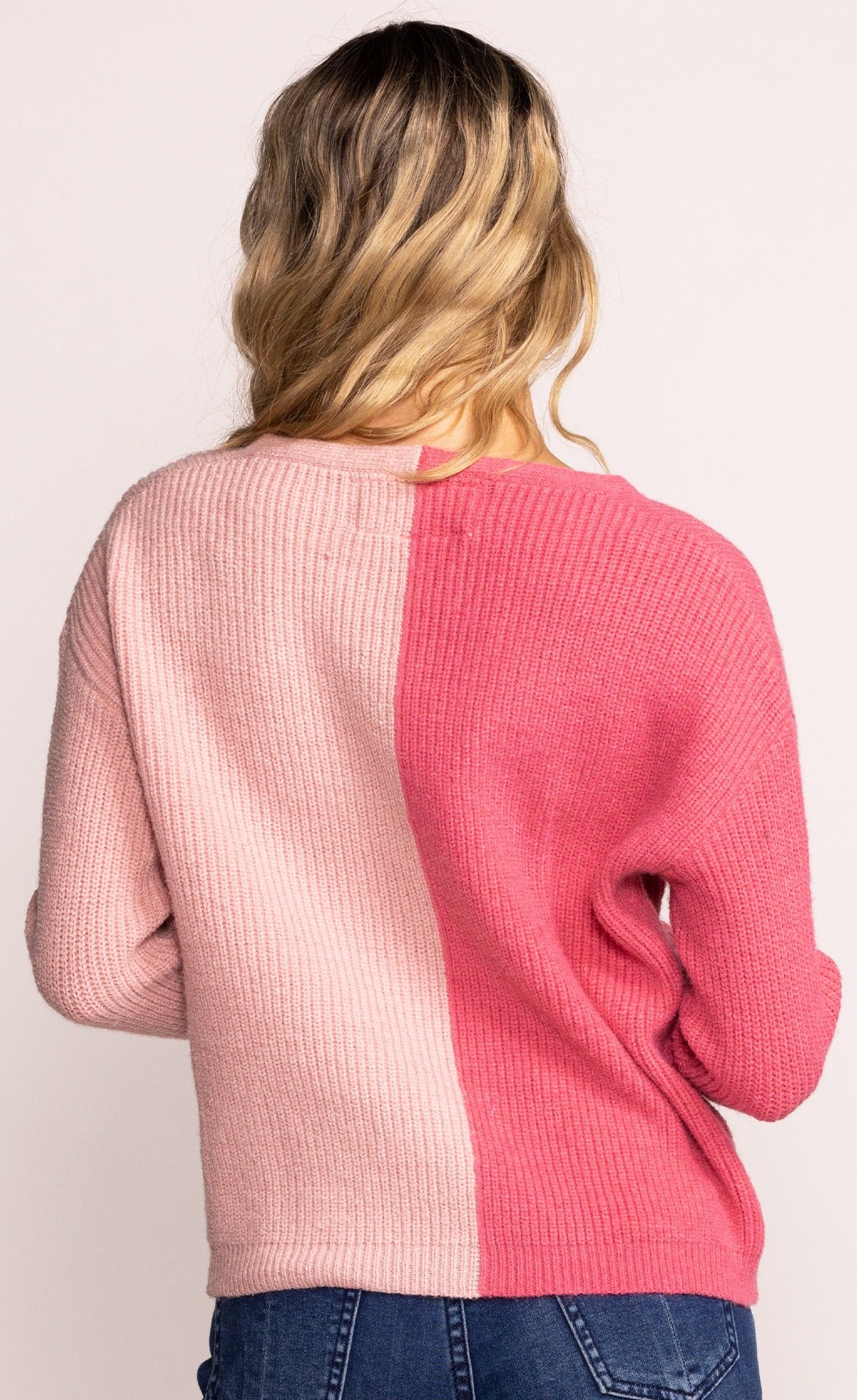 The Avery Sweater Fuschia