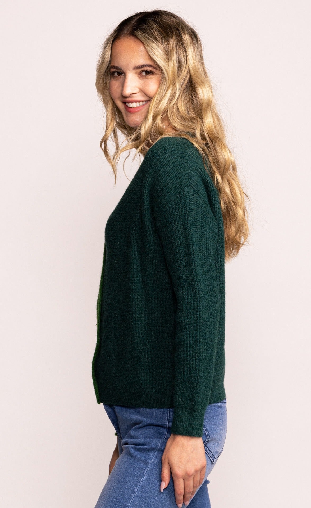 The Avery Sweater - Green - Pink Martini Collection