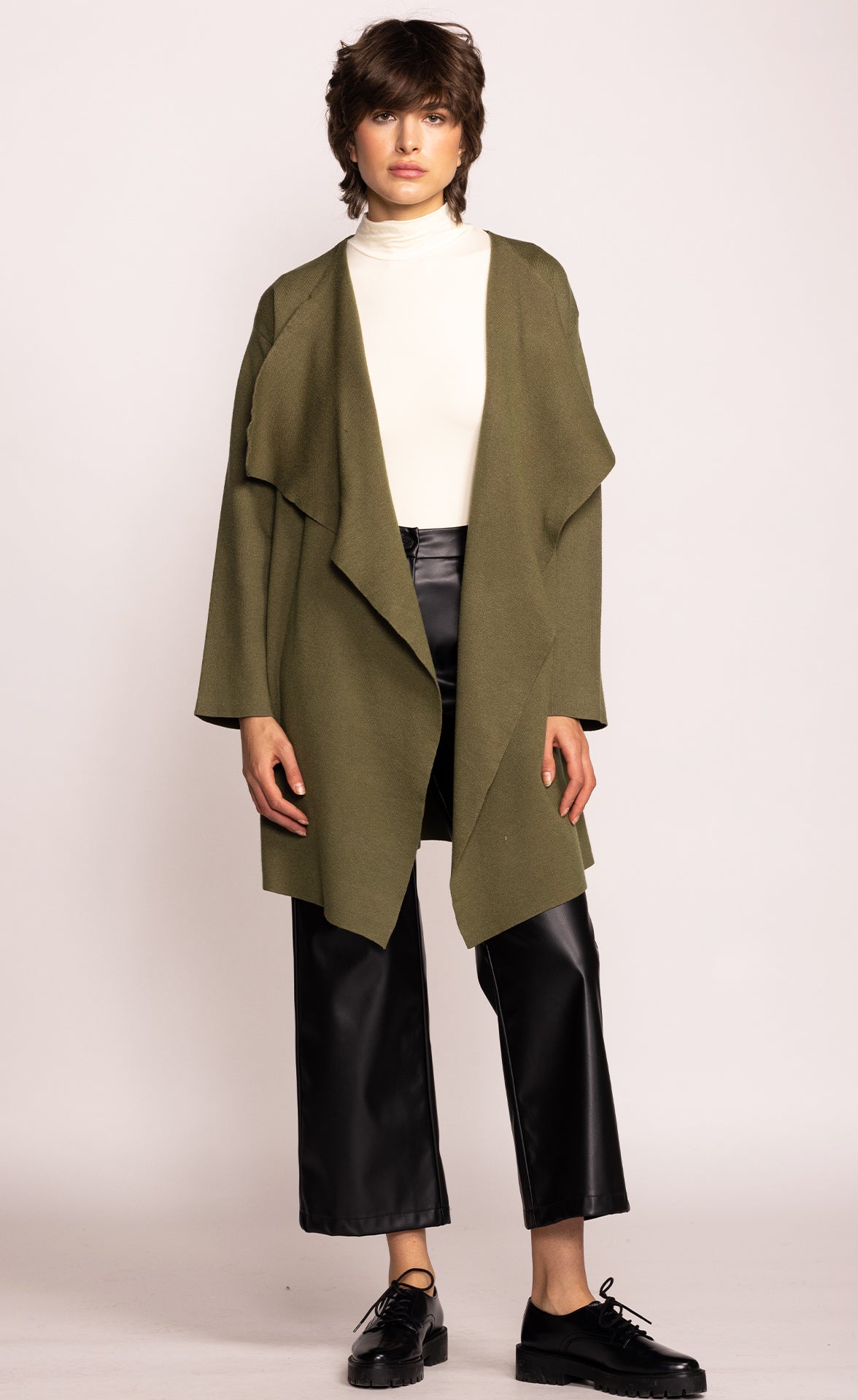 The Nora Coat Light Green