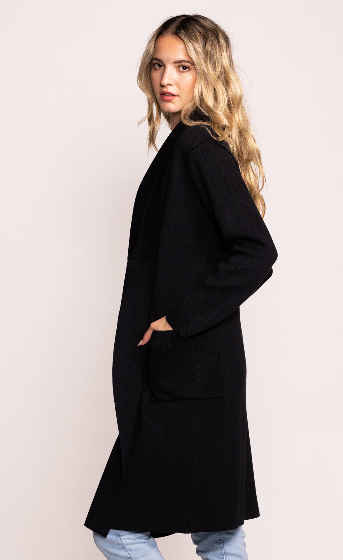 The Aria Coat - New Black - Pink Martini Collection
