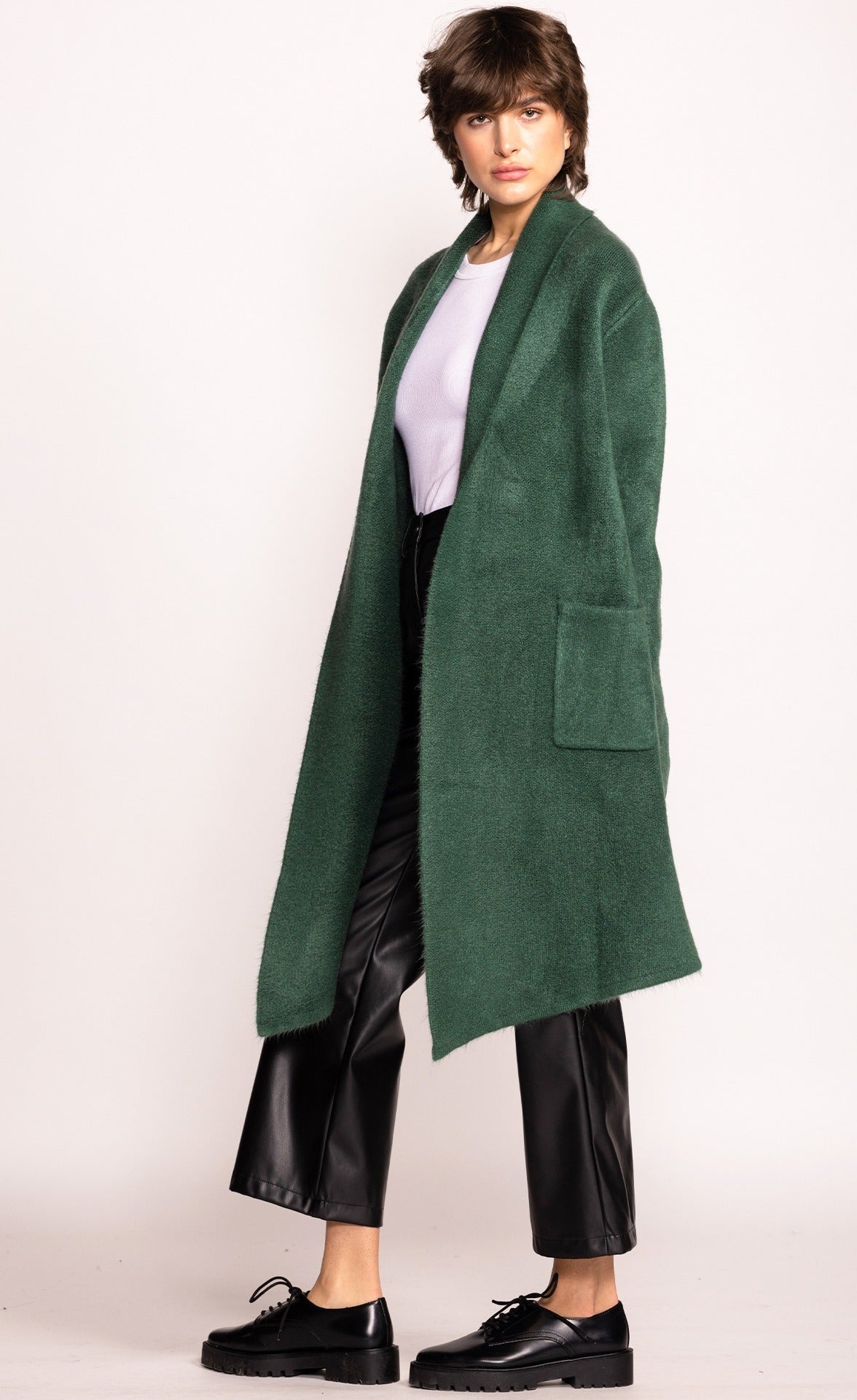 The Stockport Jacket Green - Pink Martini Collection
