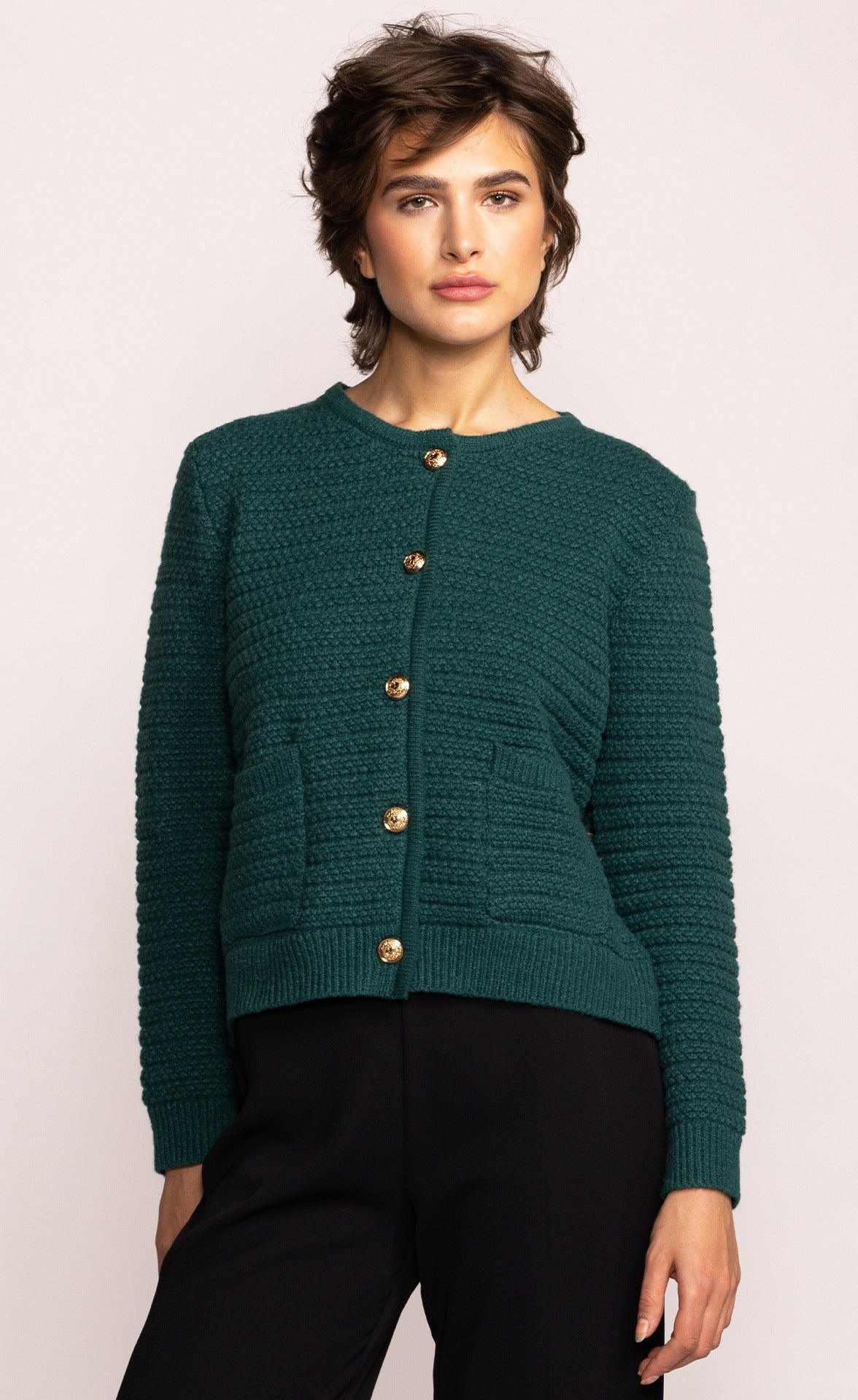 The Suzie Sweater Forest - Green