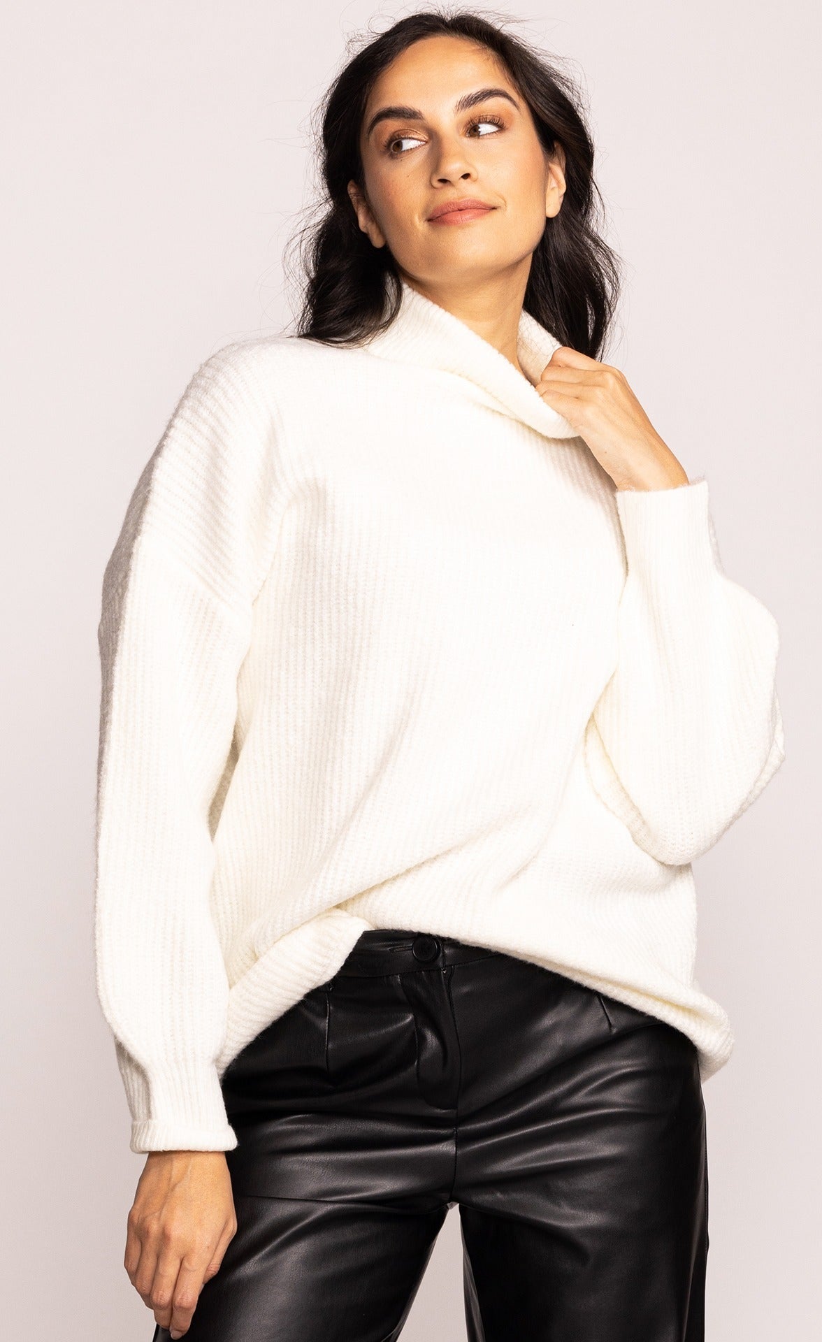 The Cora Sweater White