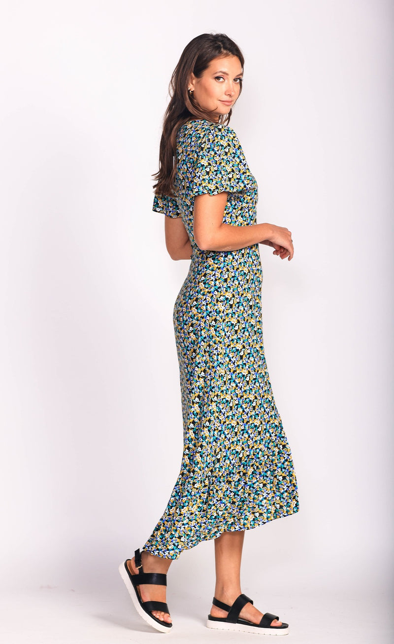 pineapple vanilla martini slip dress
