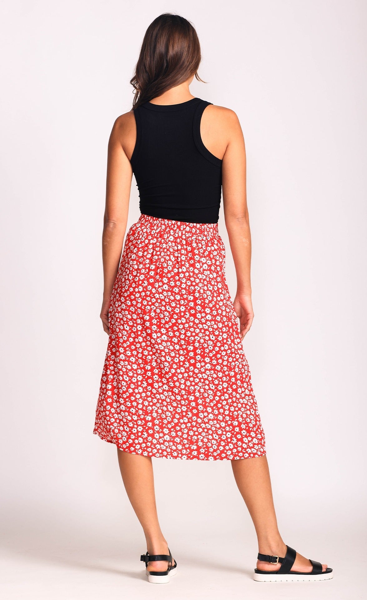 Calliandra Skirt Red